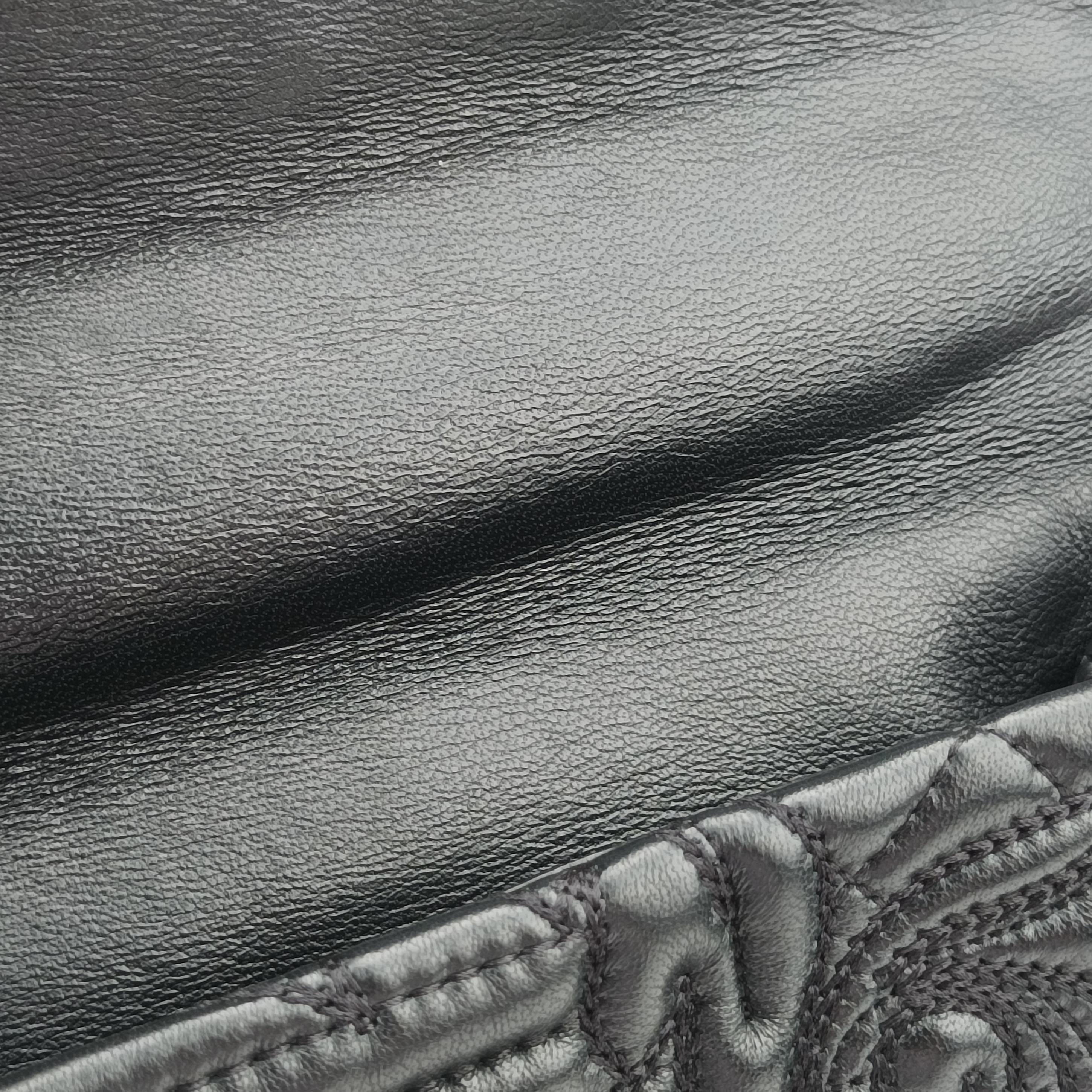 Embossed Leather Talia Vanitas Black Leather エンボス レザー タリア ヴァニタス ブラック レザー