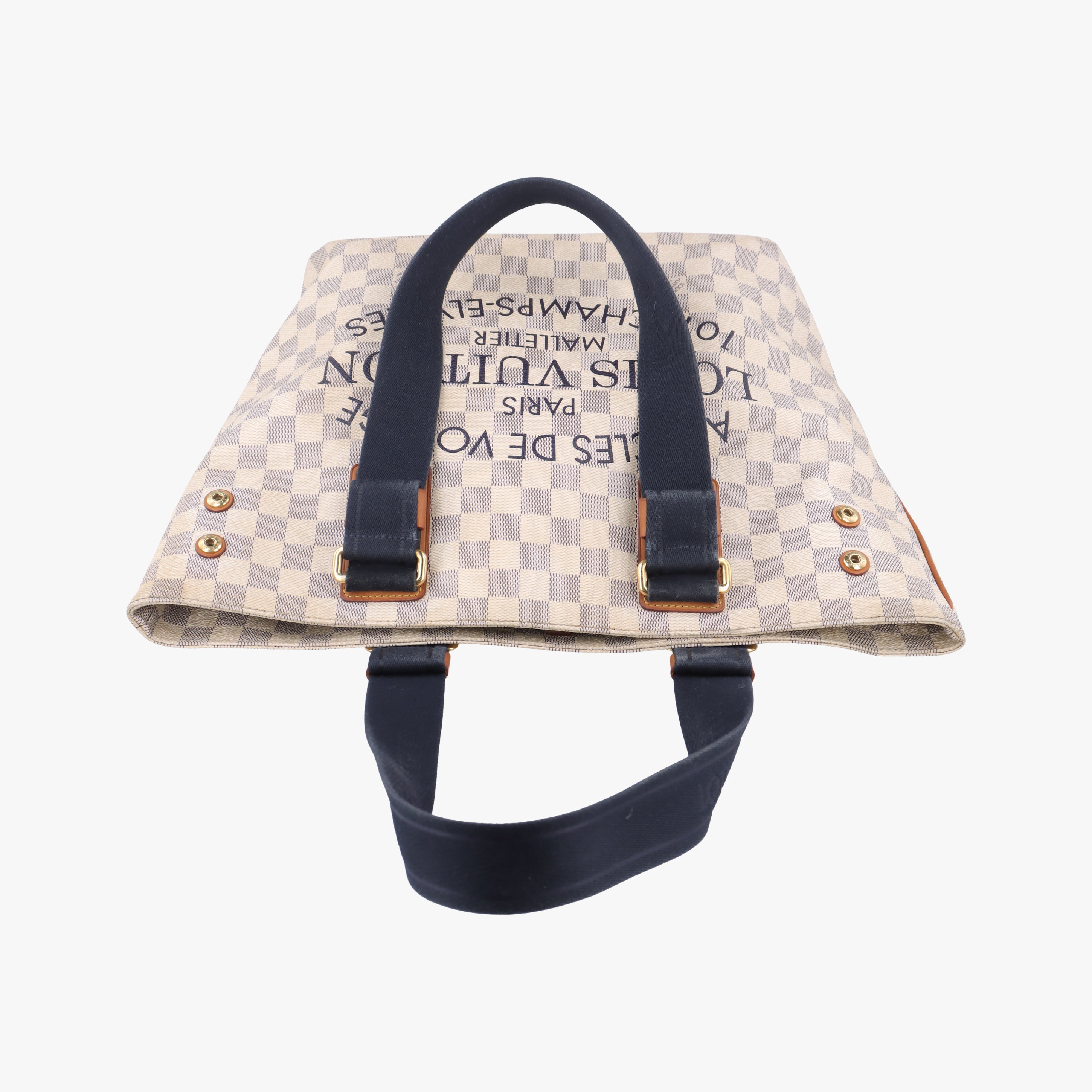 Plein Soleil Cabas PM AZUR Damier Canvas N41179 DU0162プランソレイユ カバPM アズール ダミエキャンバス N41179 DU0162