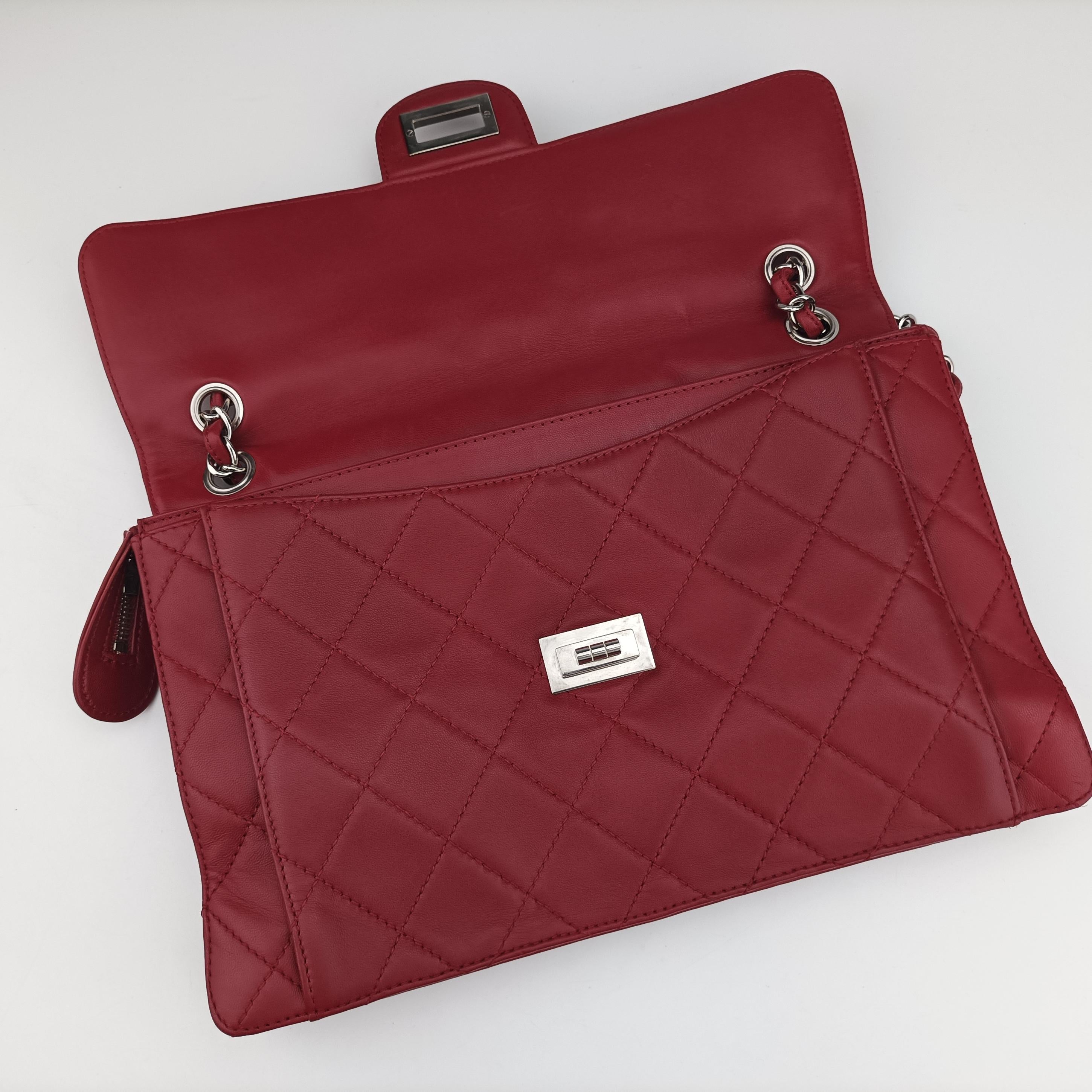 2.55 Matelasse Red lambskin A65615 168788962.55 マトラッセ レッド ラムスキン A65615 16878896