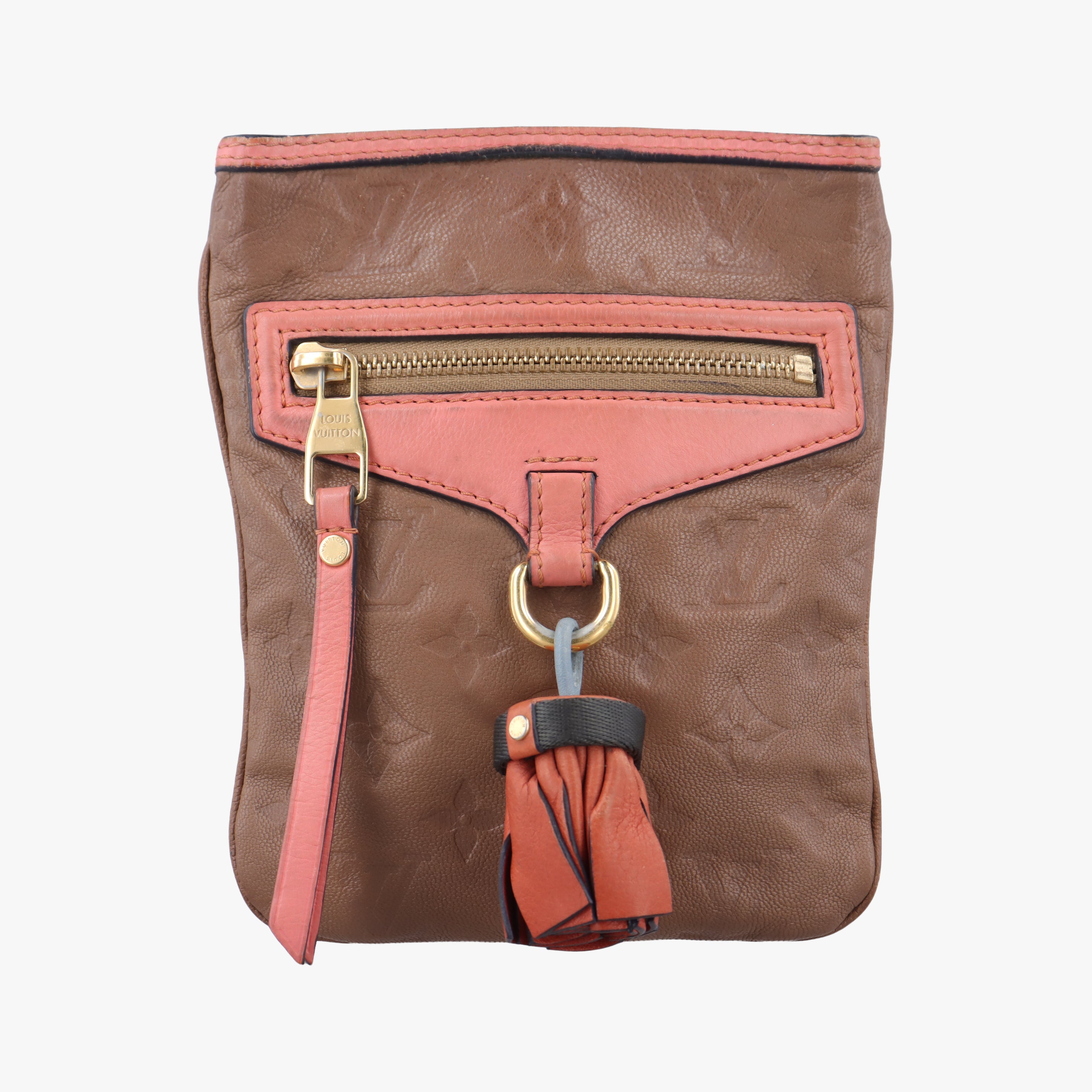 Underground Flat MessengerBrown × PinkLeatherM40369FL0180アンダーグラウンド フラット メッセンジャーブラウン × ピンクレザーM40369FL0180