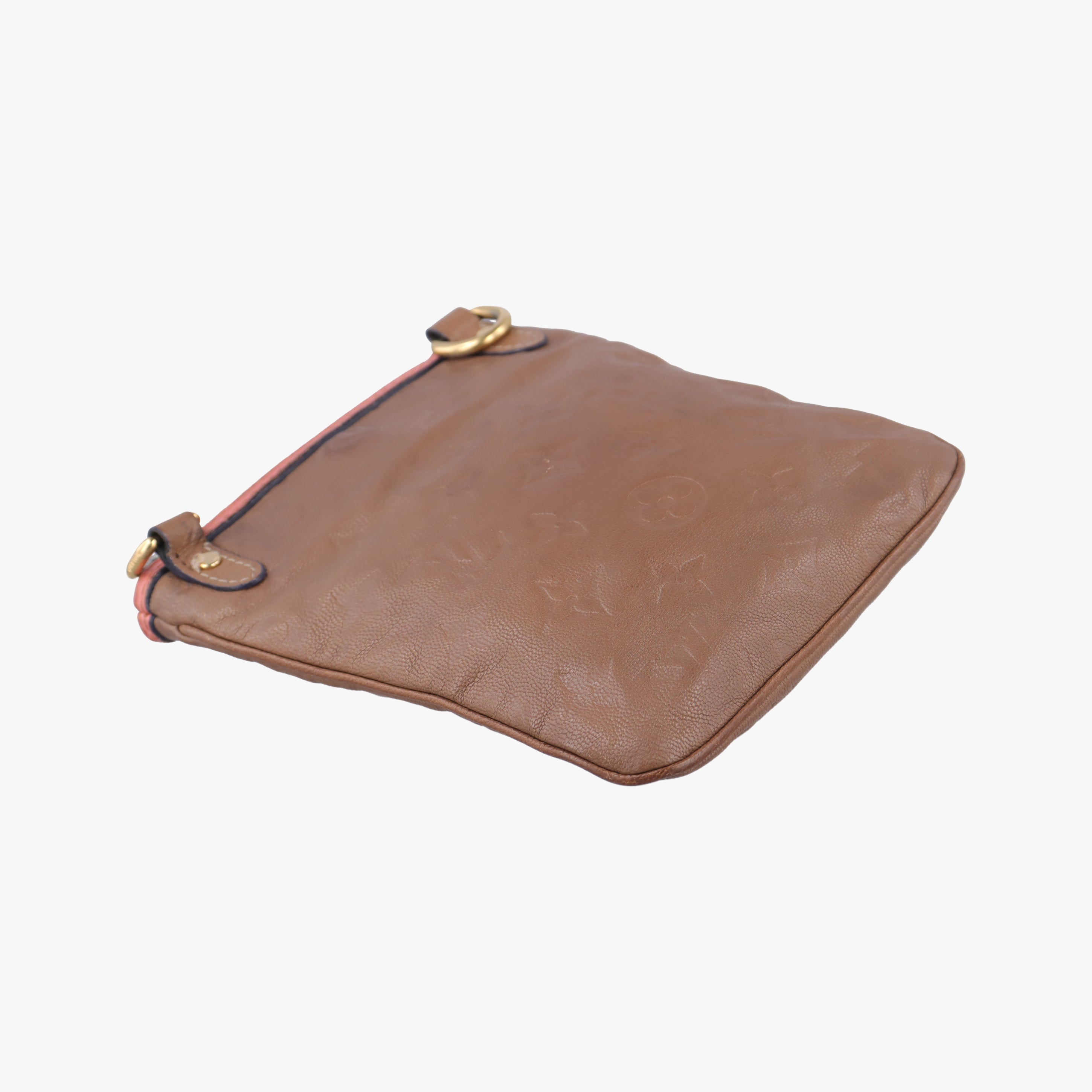 Underground Flat MessengerBrown × PinkLeatherM40369FL0180アンダーグラウンド フラット メッセンジャーブラウン × ピンクレザーM40369FL0180
