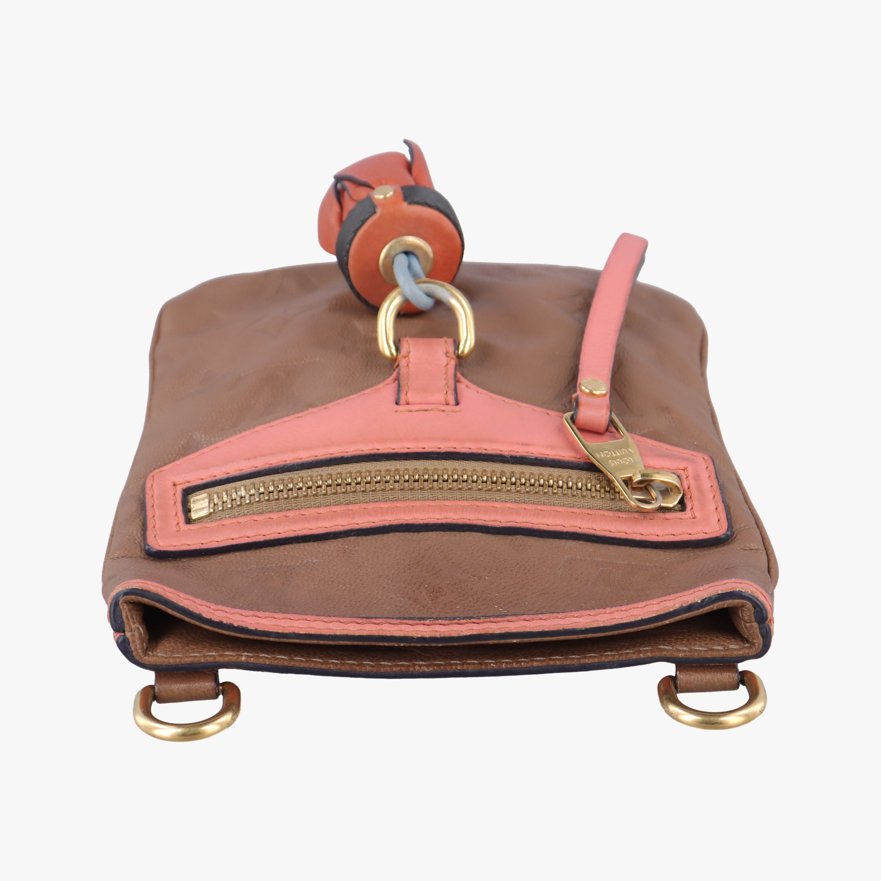 Underground Flat MessengerBrown × PinkLeatherM40369FL0180アンダーグラウンド フラット メッセンジャーブラウン × ピンクレザーM40369FL0180