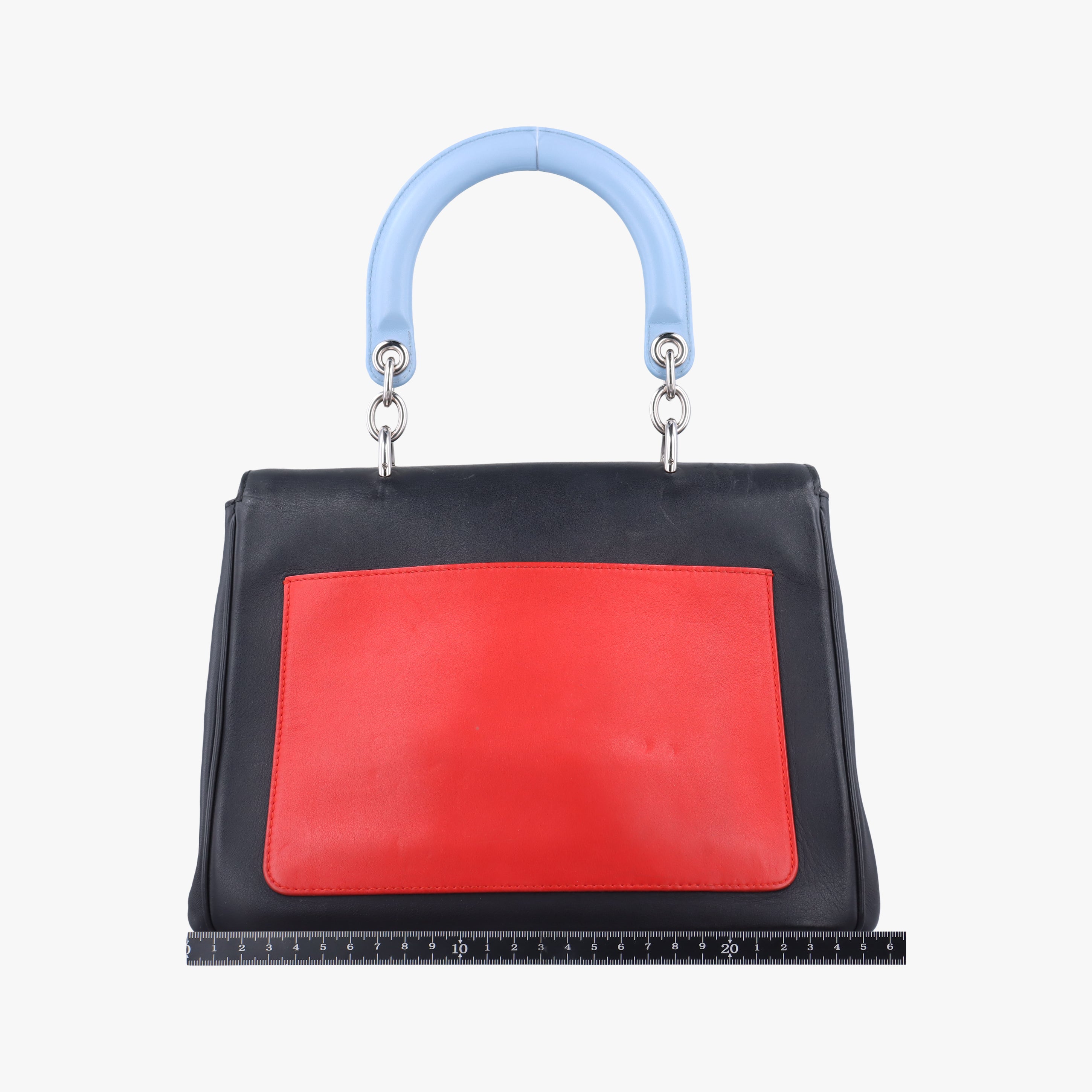 Be Dior Black×blue×red Leather 28-MA-0164ビー ディオール ブラック×ブルー×レッド レザー 28-MA-0164