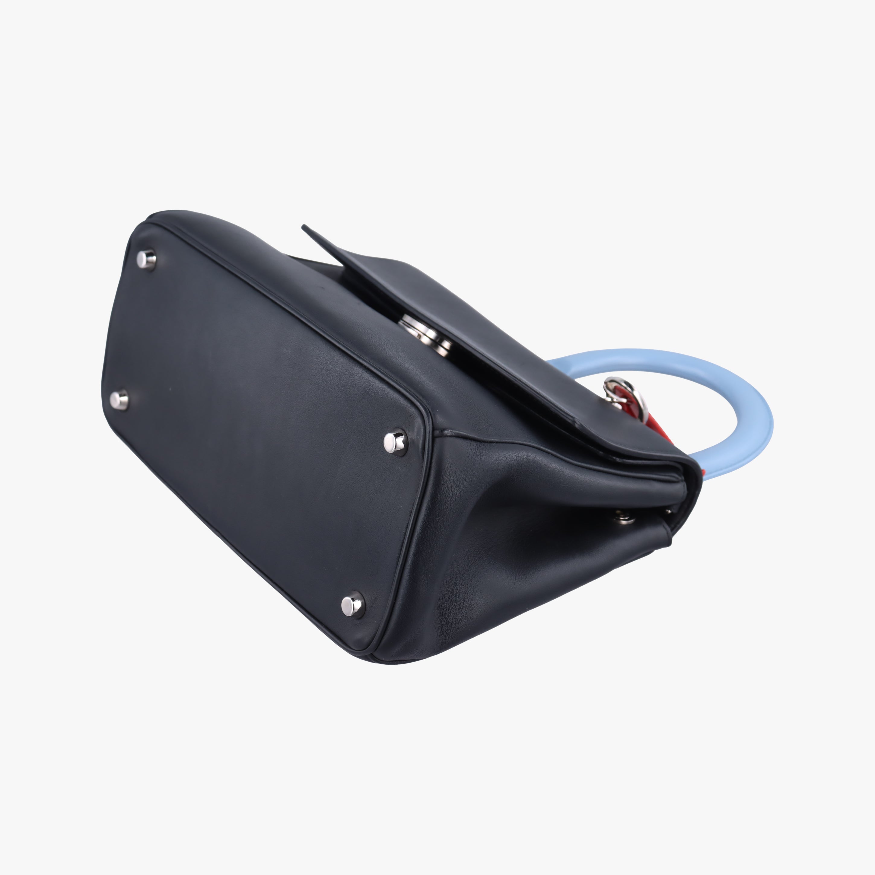 Be Dior Black×blue×red Leather 28-MA-0164ビー ディオール ブラック×ブルー×レッド レザー 28-MA-0164