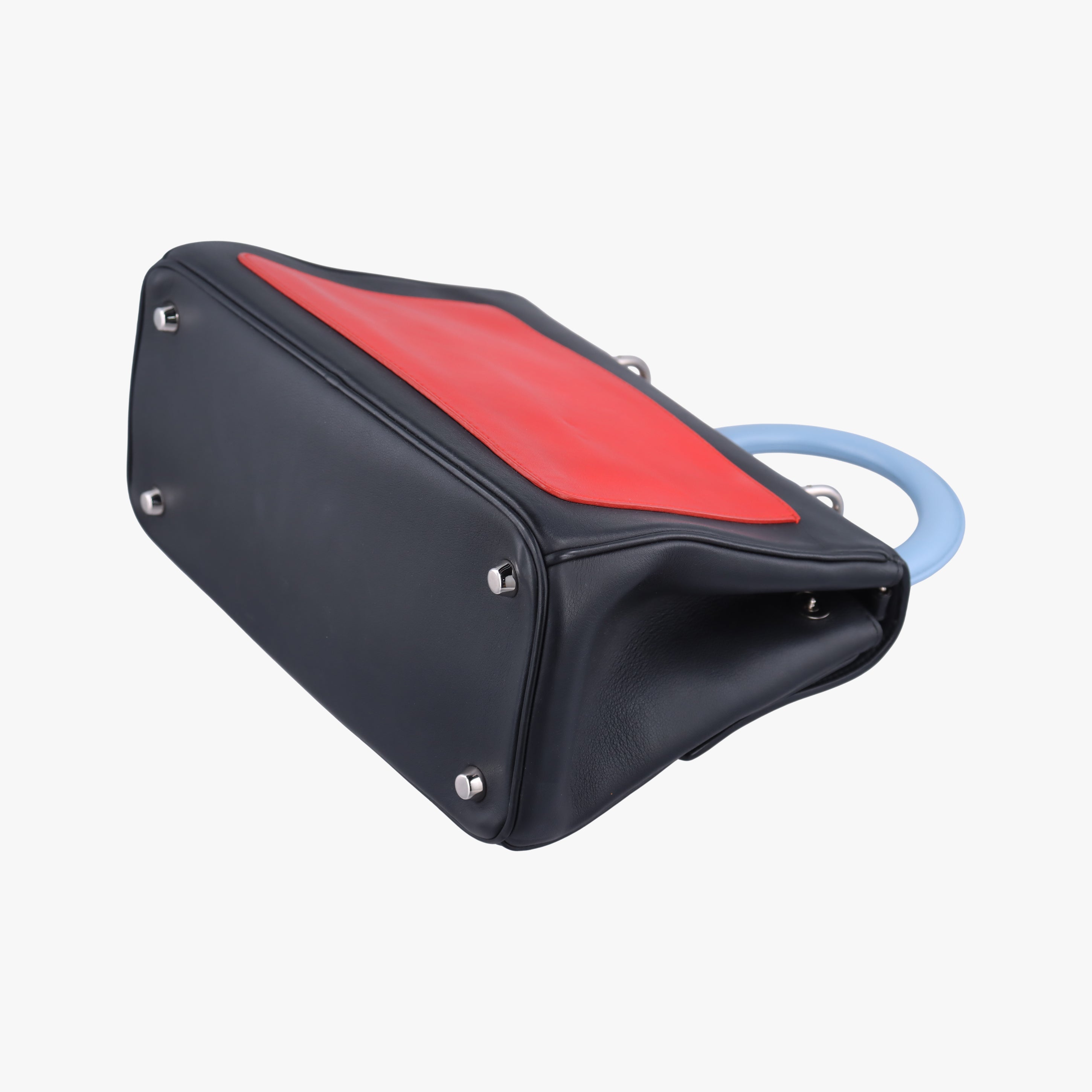 Be Dior Black×blue×red Leather 28-MA-0164ビー ディオール ブラック×ブルー×レッド レザー 28-MA-0164