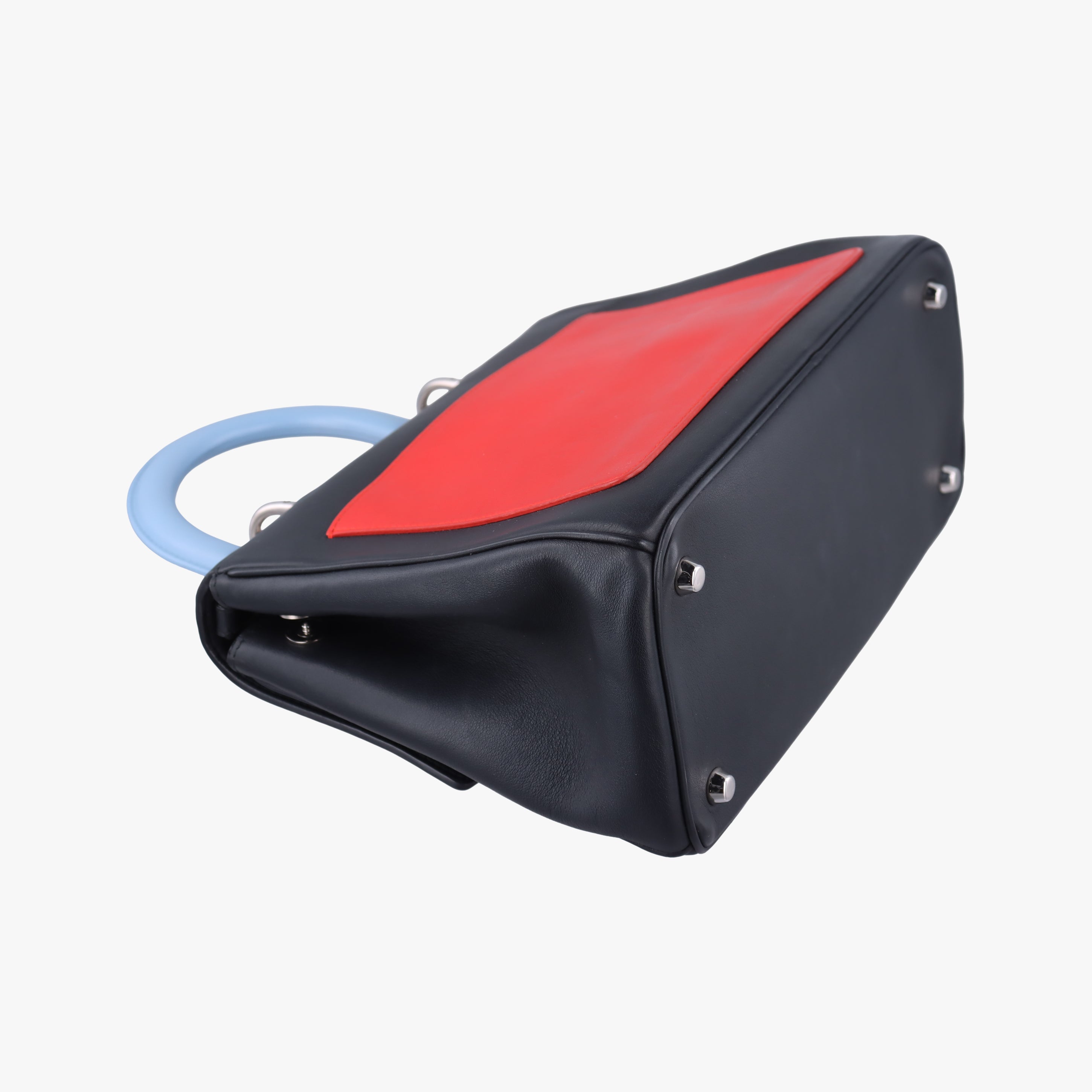 Be Dior Black×blue×red Leather 28-MA-0164ビー ディオール ブラック×ブルー×レッド レザー 28-MA-0164