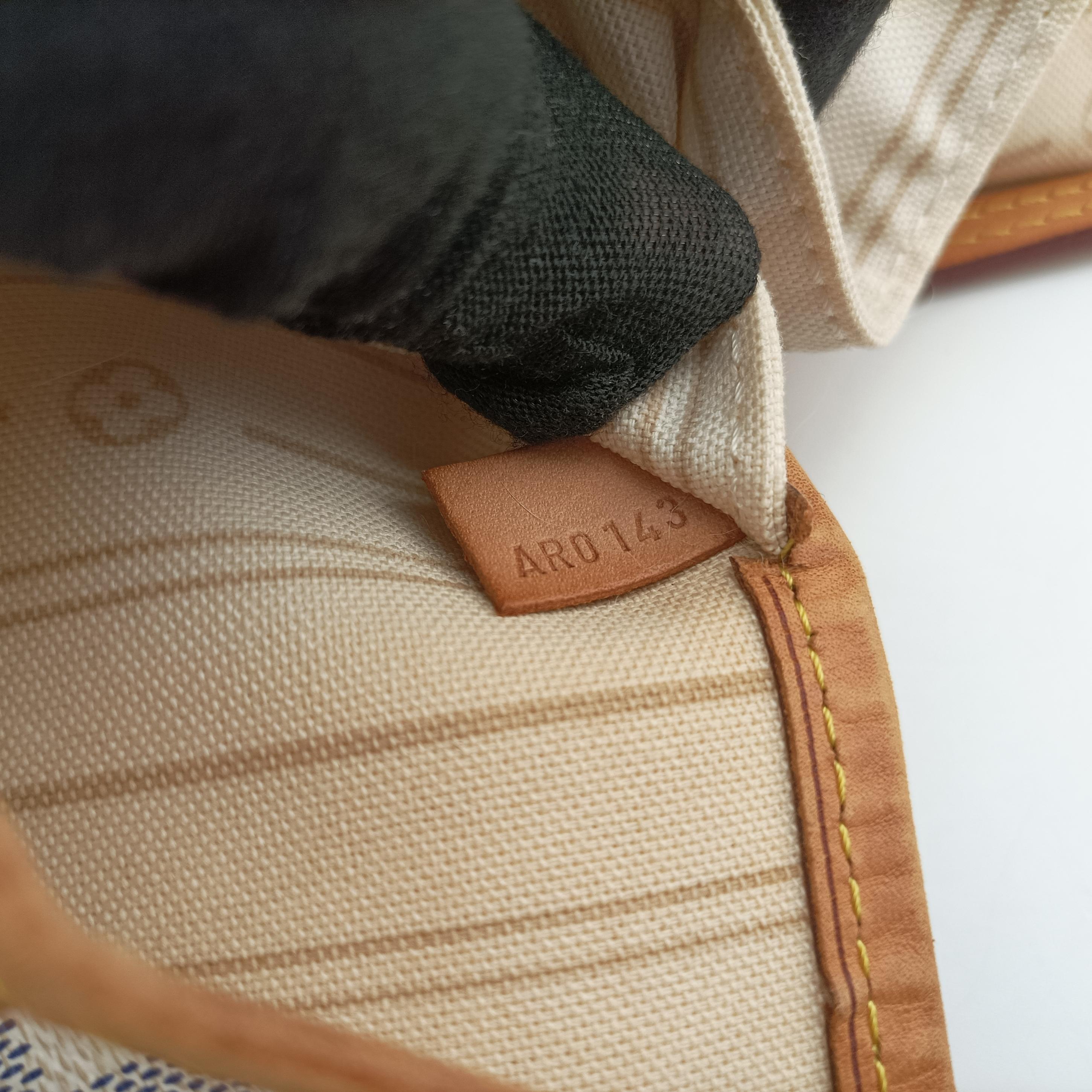 NEVERFULL MM Azur Damier Canvas N51107 AR0143ネヴァーフルMM アズール ダミエキャンバス N51107 AR0143