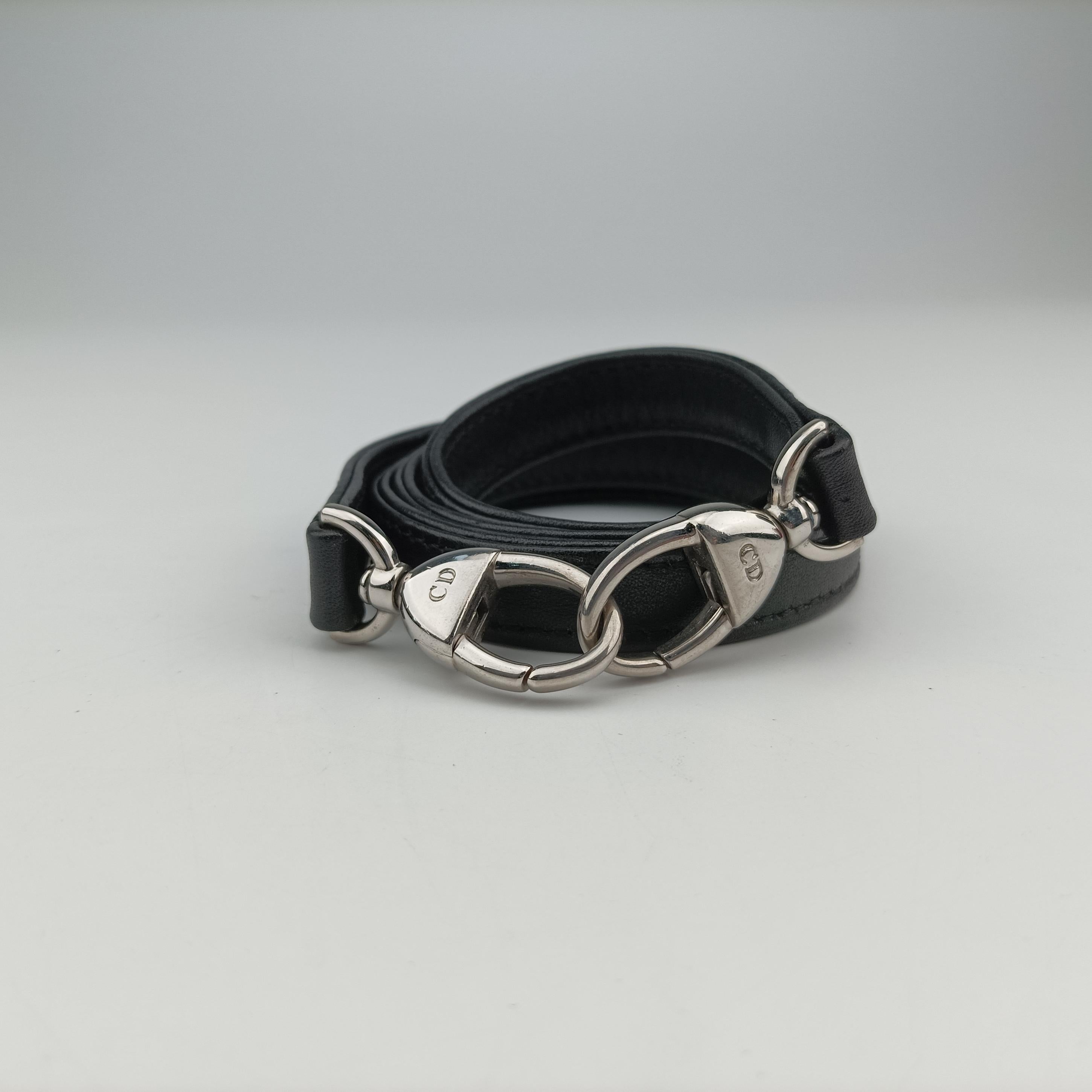 Lady Dior Black×multicolor leather 12-BO-0175レディディオール ブラック×マルチカラー レザー 12-BO-0175