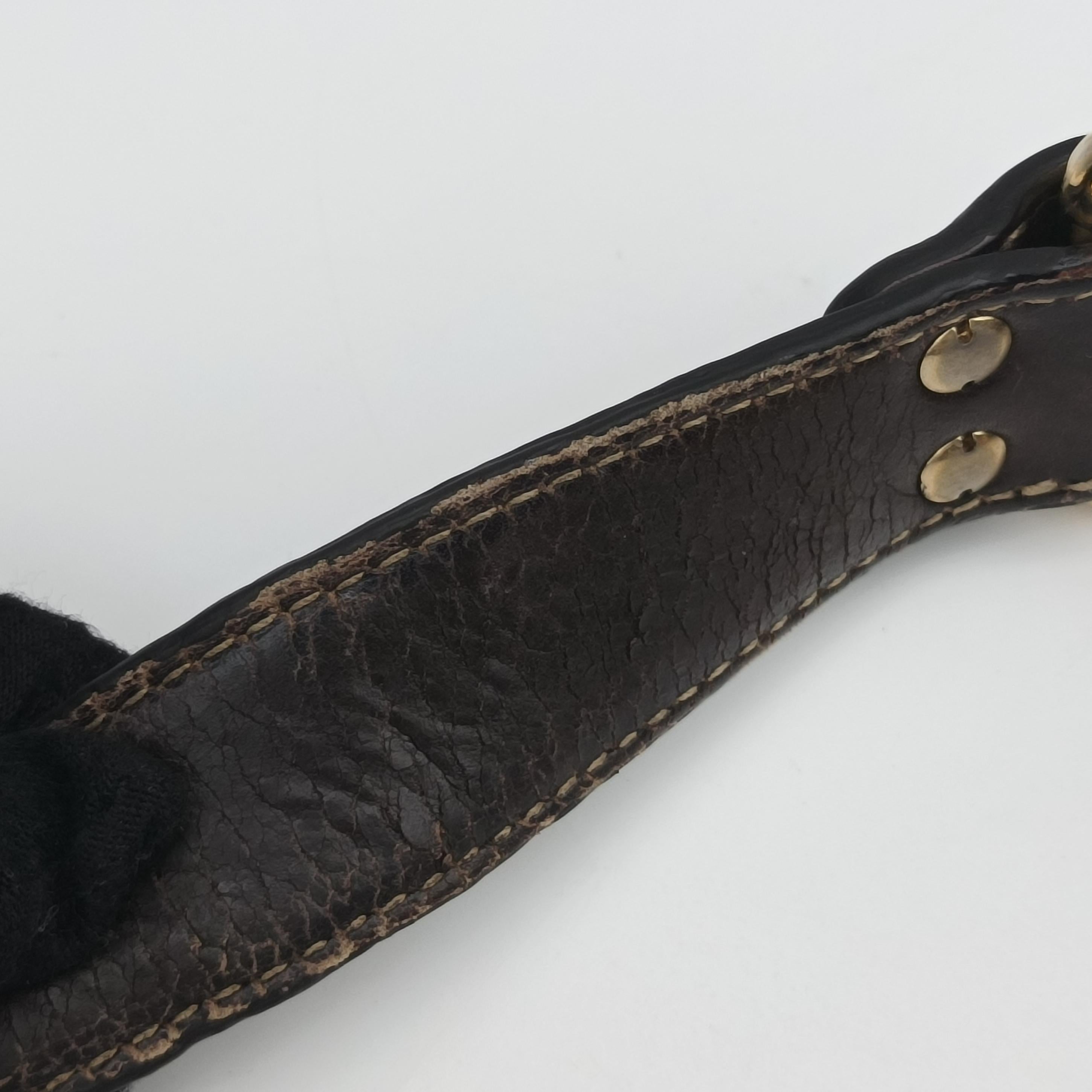 Horsebit Brown×beige×Multicolour Canvas 152468 ホースビット ブラウン×ベージュ×マルチカラー キャンバス 152468