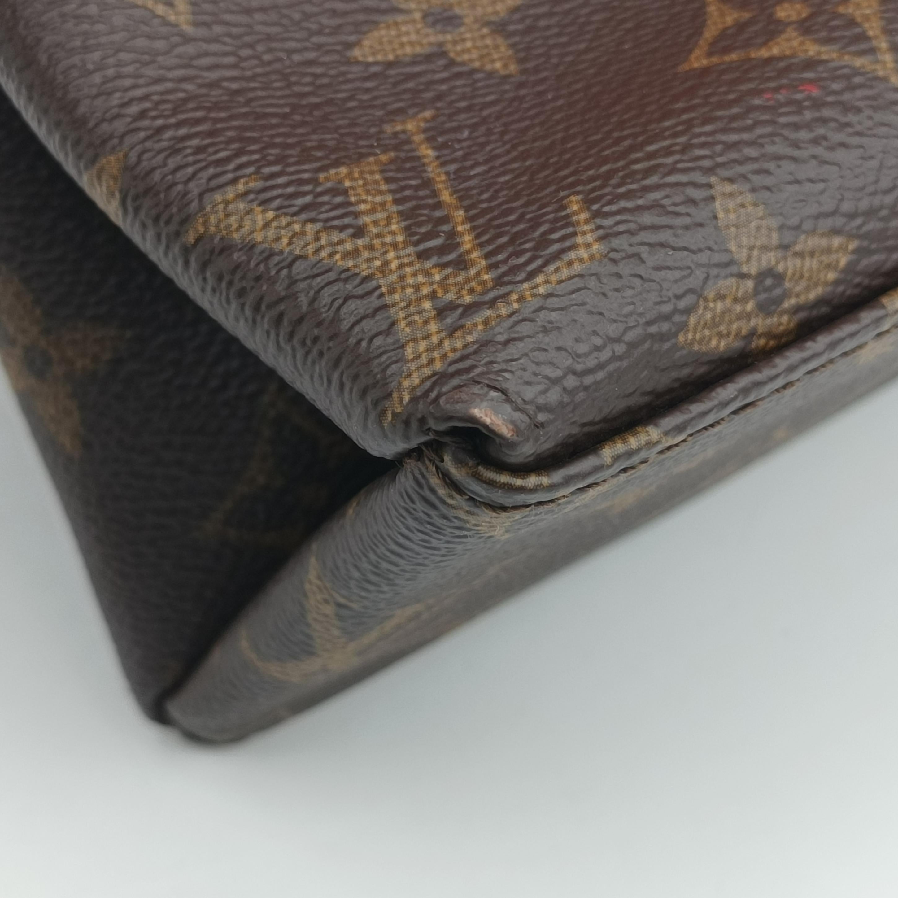 SAINT MICHEL brown×COQUELICOT Monogram Canvas×calf leather M44031 CA0198サンミシェル モノグラム/ブラウン系×コクリコ モノグラムキャンバス×カーフレザー M44031 CA0198