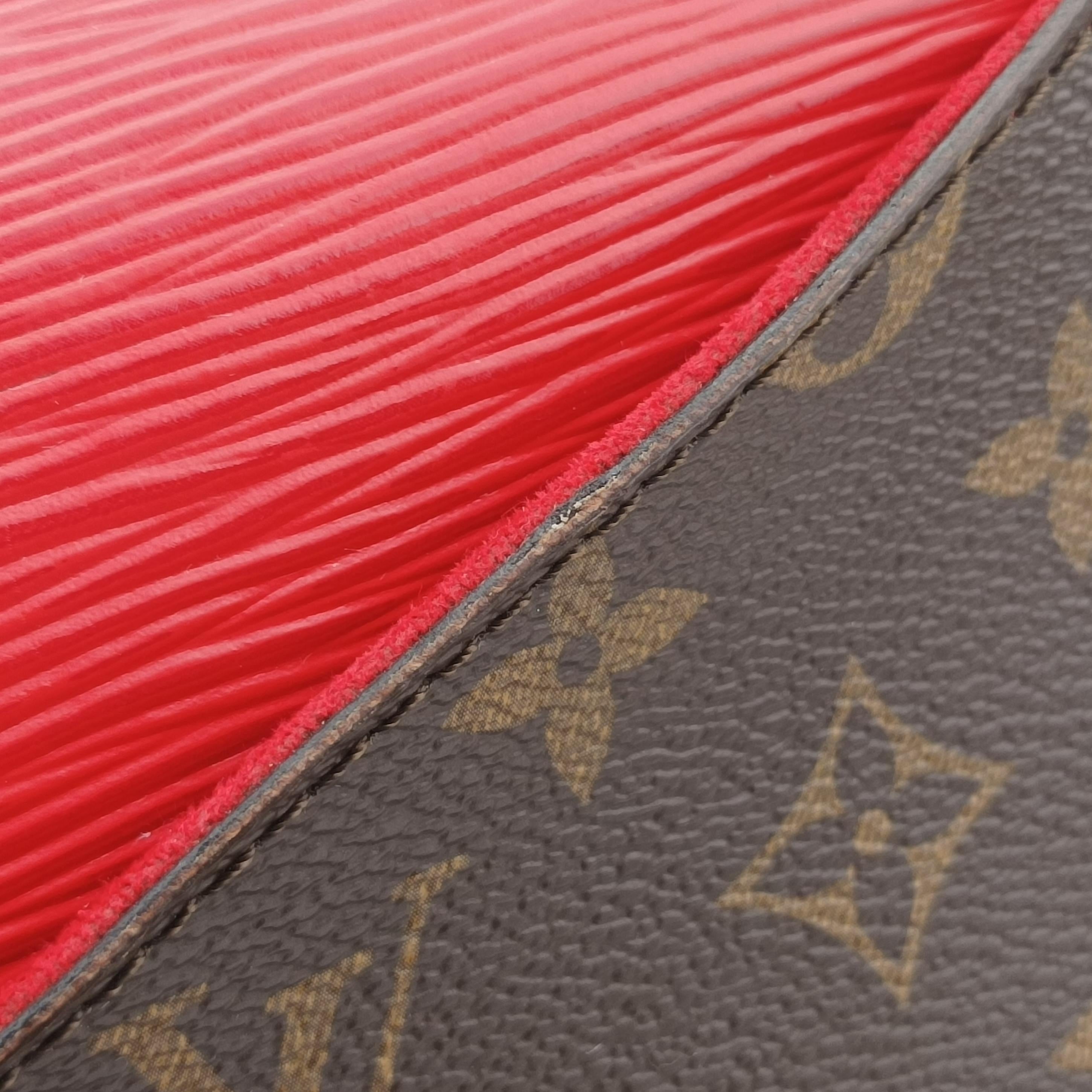 SAINT MICHEL brown×COQUELICOT Monogram Canvas×calf leather M44031 CA0198サンミシェル モノグラム/ブラウン系×コクリコ モノグラムキャンバス×カーフレザー M44031 CA0198