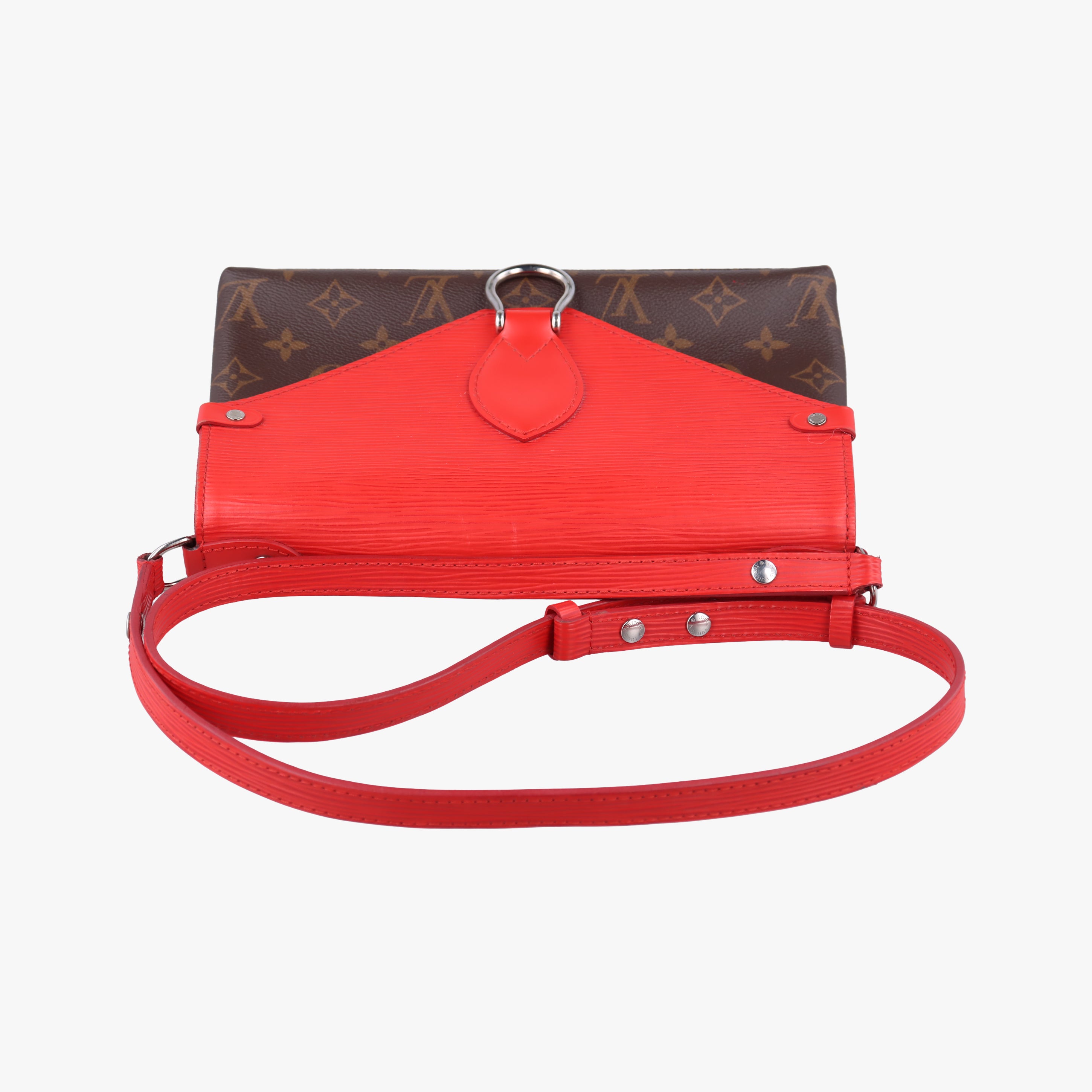 SAINT MICHEL brown×COQUELICOT Monogram Canvas×calf leather M44031 CA0198サンミシェル モノグラム/ブラウン系×コクリコ モノグラムキャンバス×カーフレザー M44031 CA0198