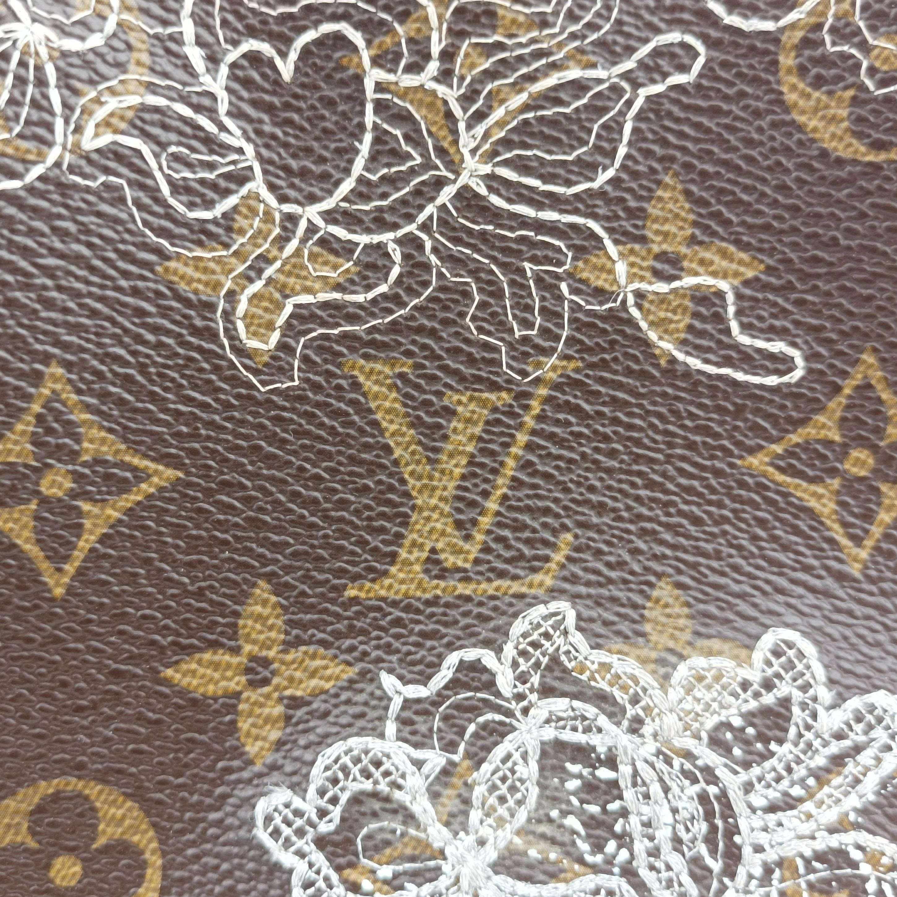 Monogram Danteel Batignolles Horizontal brown×Arjun Monogram Canvas×calf leather M95400 CA1017モノグラムダンテェル バティニョールオリゾンタル モノグラムxアルジャン モノグラムキャンバス×カーフレザー M95400 CA1017