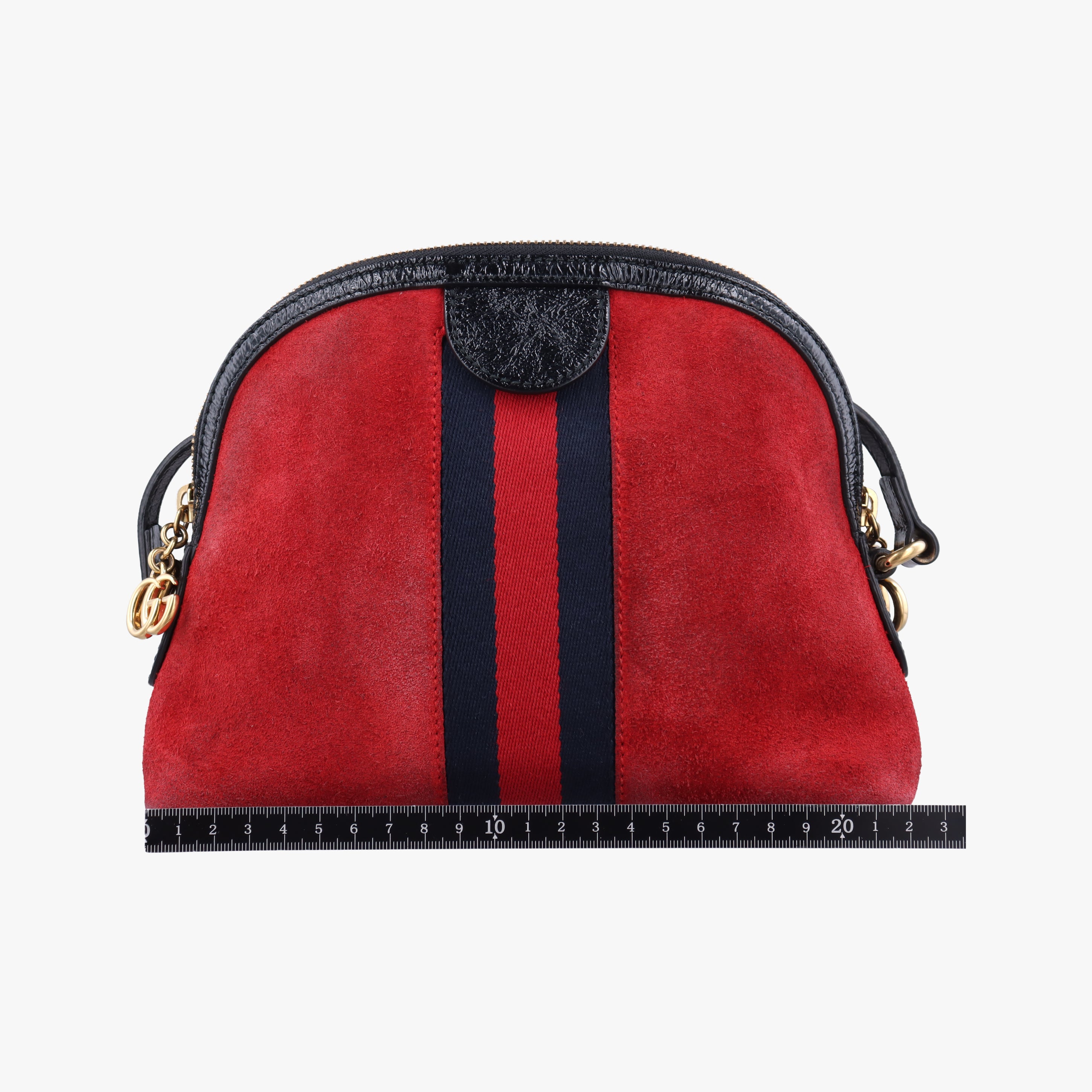 Ophidia Red×black Suede x leather 499621 I025780415オフィディア レッド×ブラック スエード×レザー 499621 I025780415