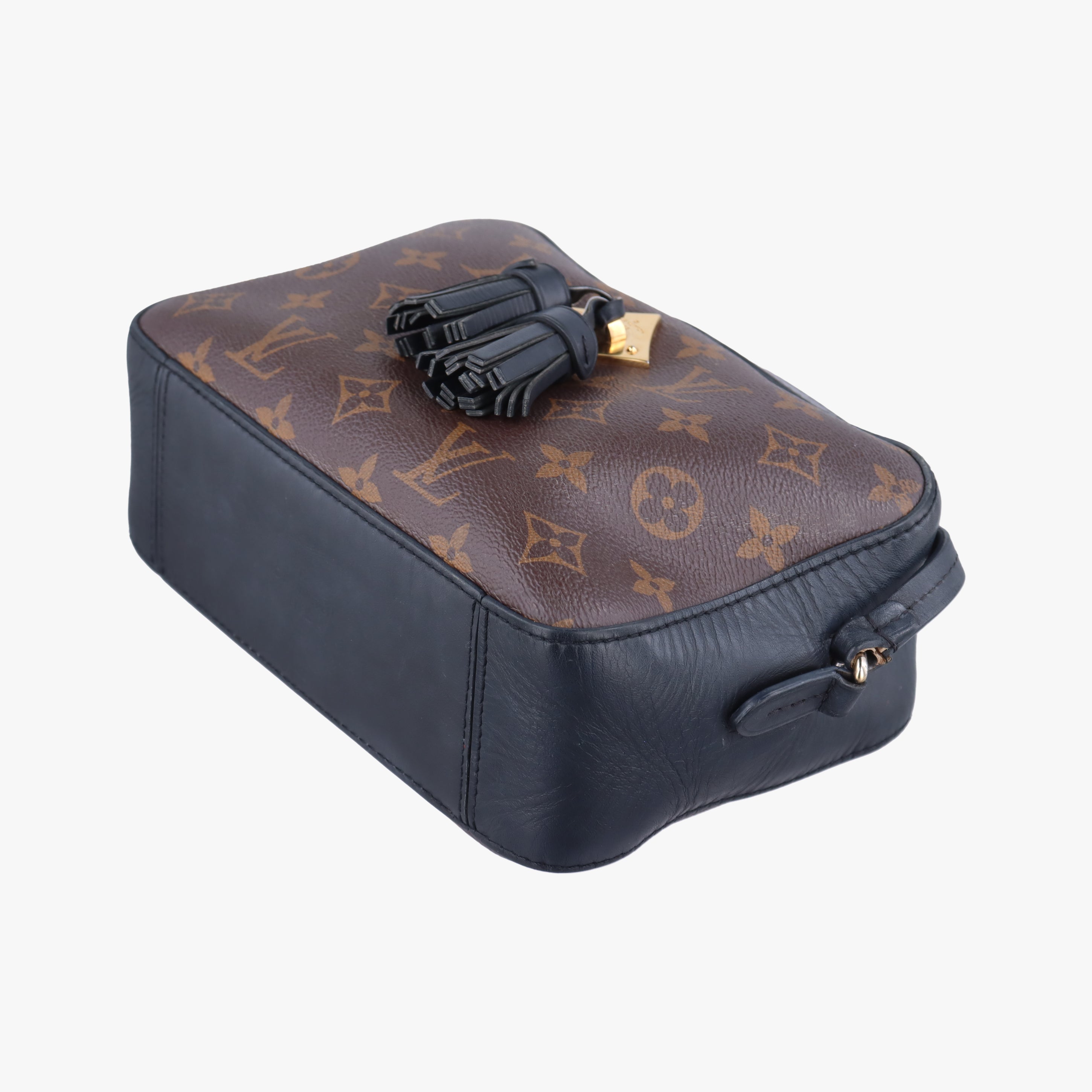 SAINTONGE brown×Noir Monogram Canvas×calf leather M43555 CA3118サントンジュ モノグラム/ブラウン系×ノワール モノグラムキャンバス×カーフレザー M43555 CA3118