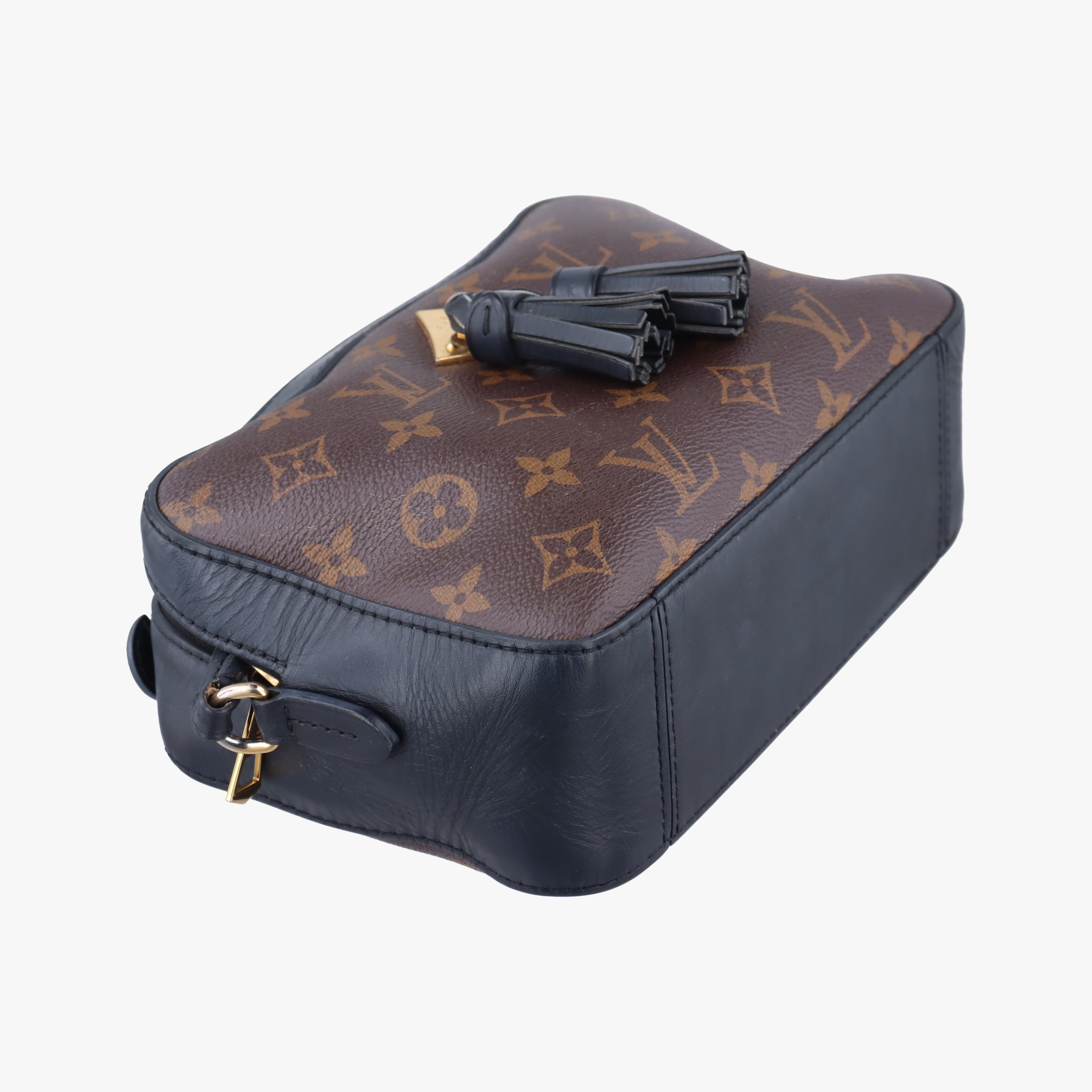 SAINTONGE brown×Noir Monogram Canvas×calf leather M43555 CA3118サントンジュ モノグラム/ブラウン系×ノワール モノグラムキャンバス×カーフレザー M43555 CA3118