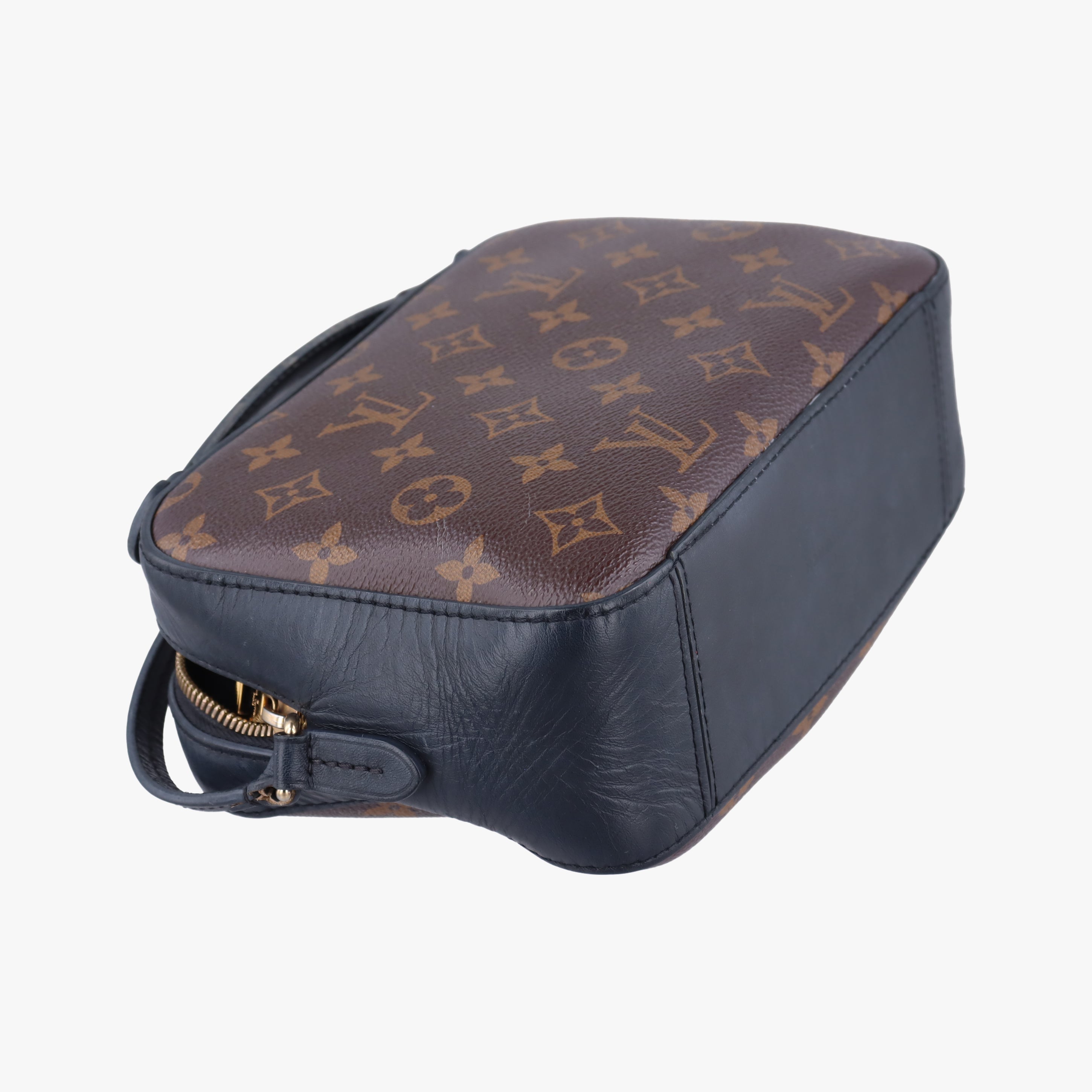 SAINTONGE brown×Noir Monogram Canvas×calf leather M43555 CA3118サントンジュ モノグラム/ブラウン系×ノワール モノグラムキャンバス×カーフレザー M43555 CA3118