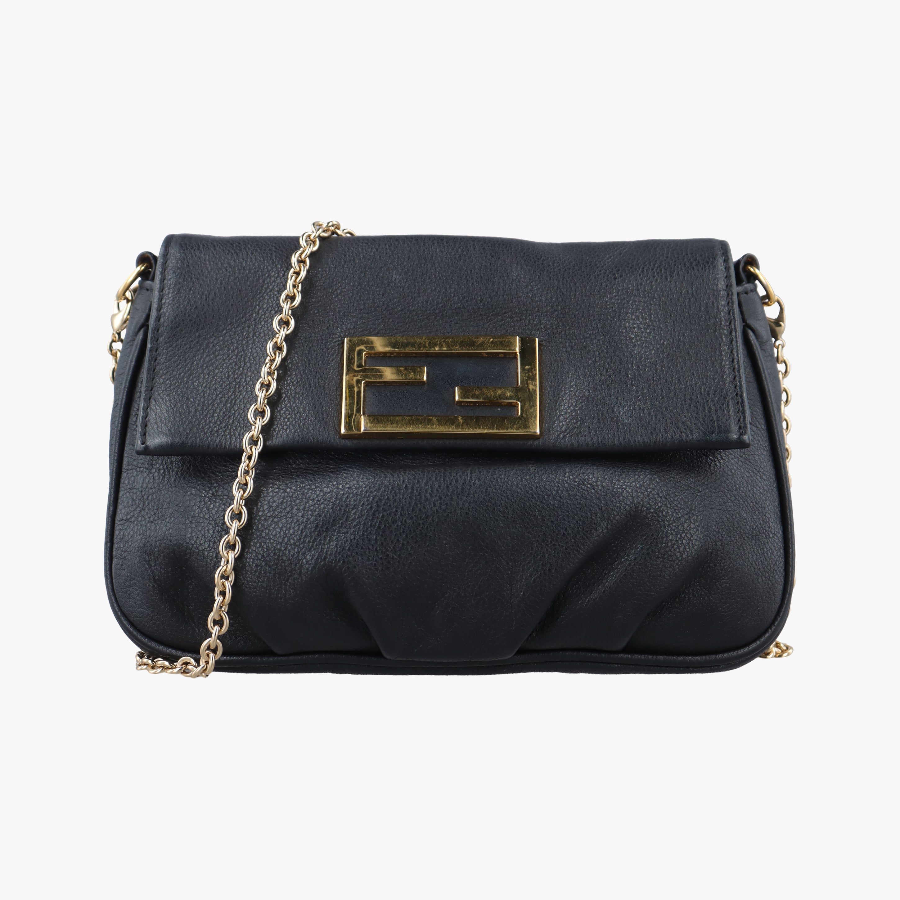 Fendista Pochette Black Leather 8M0276 8M0276-ANG 129-2516フェンディスタ ポシェット ブラック レザー 8M0276 8M0276-ANG 129-2516