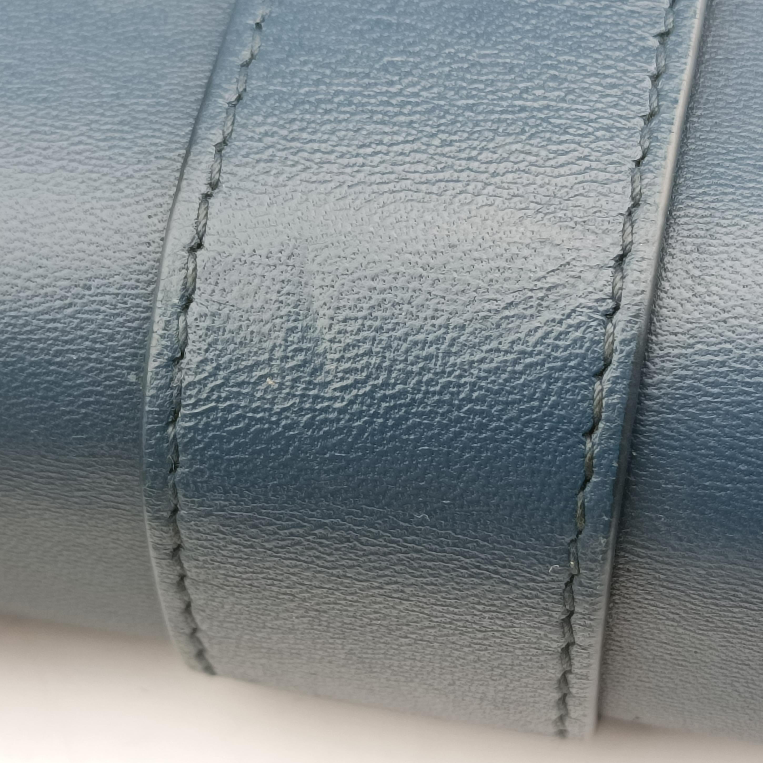 Tricolor Piazza Blue×Black leather B07285866Fトリコロールピアッザ ブルー×ブラック レザー B07285866F