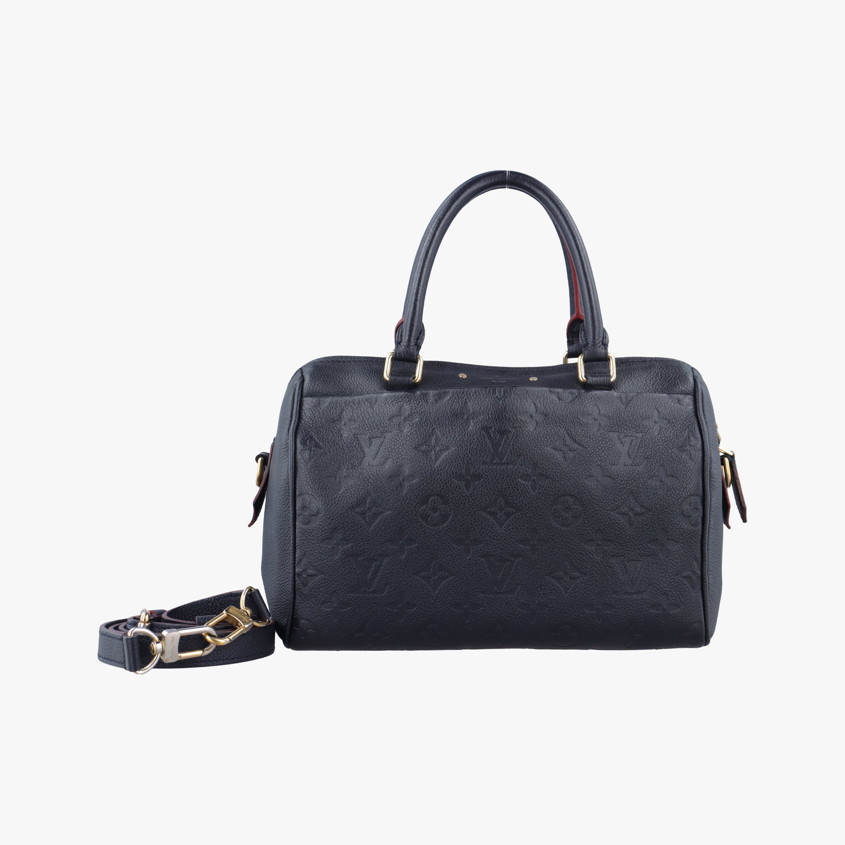 Speedy Bandouliere 25 Noir Monogram Empreinte M42401 AR1167スピーディバンドリエール25 ノワール モノグラム アンプラント M42401 AR1167