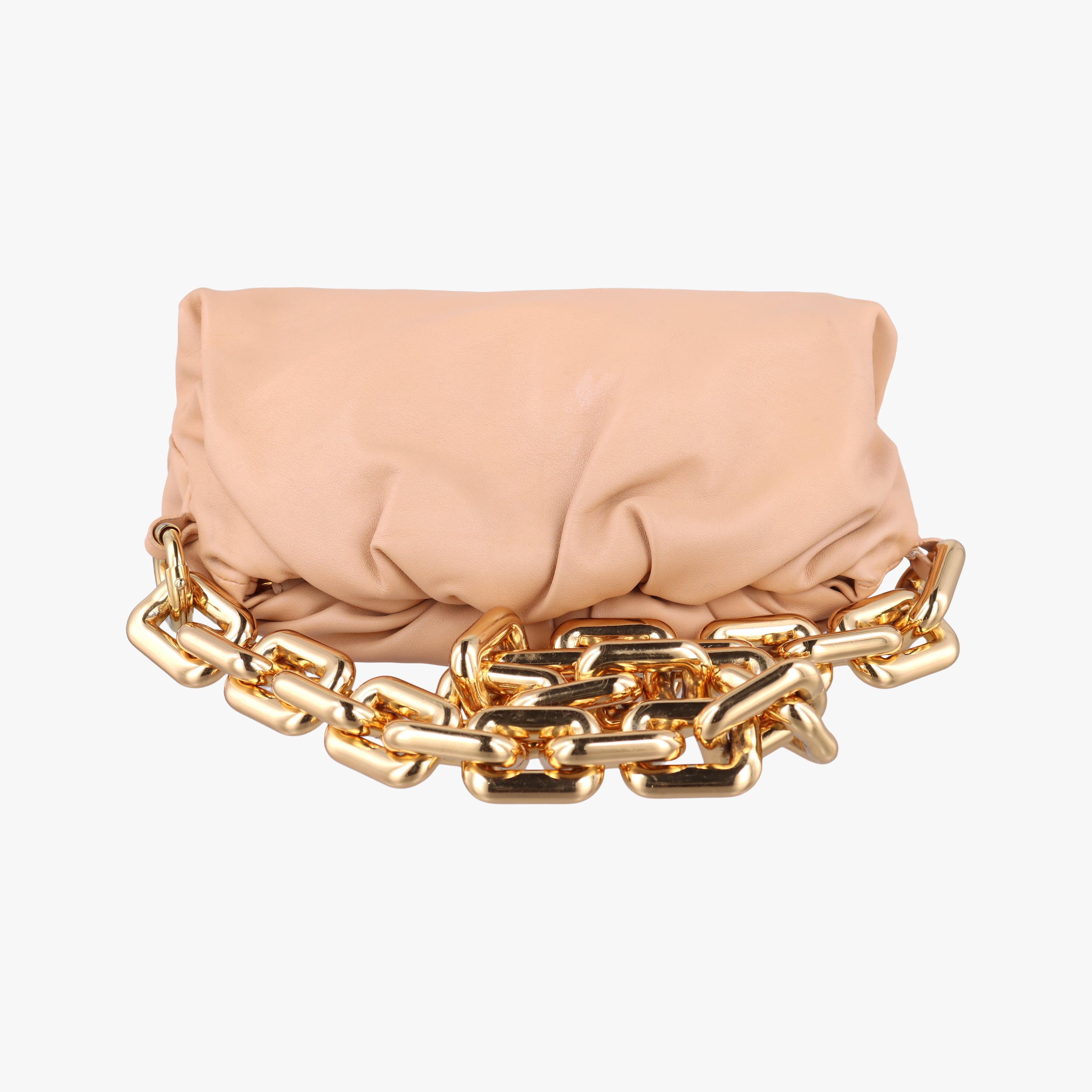 The Chain Pouch Beige lambskin B09713771Dザ チェーン ポーチ ベージュ ラムスキン B09713771D
