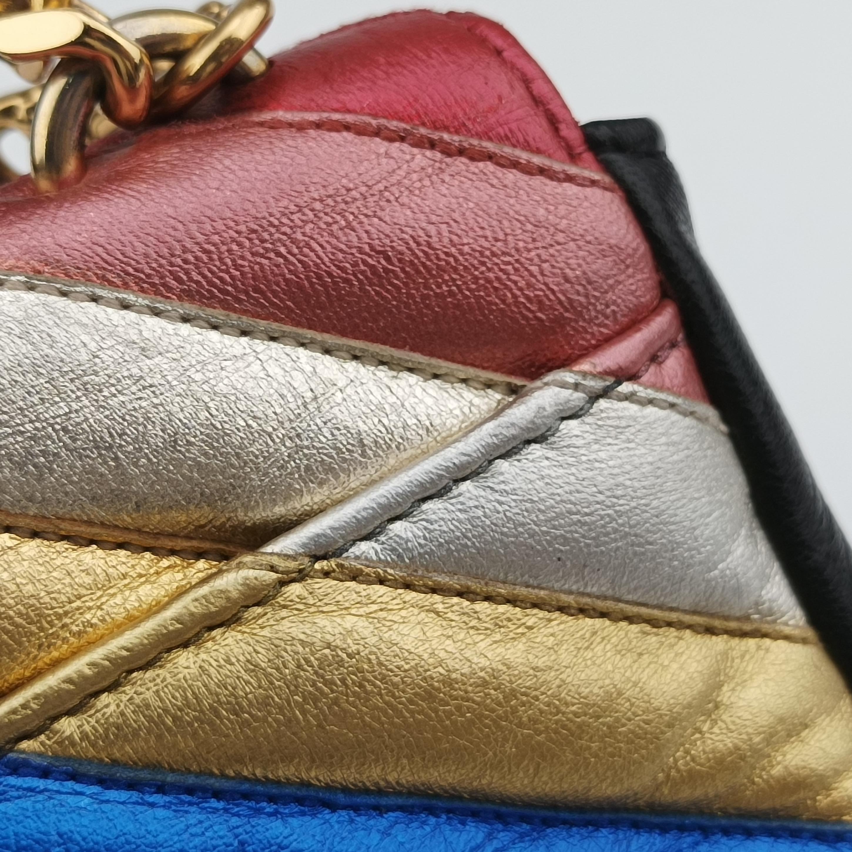 COLLEGE Rainbow Multicolour Leather 447977 BRS.447977.0916カレッジ マルチカラー レザー 447977 BRS.447977.0916