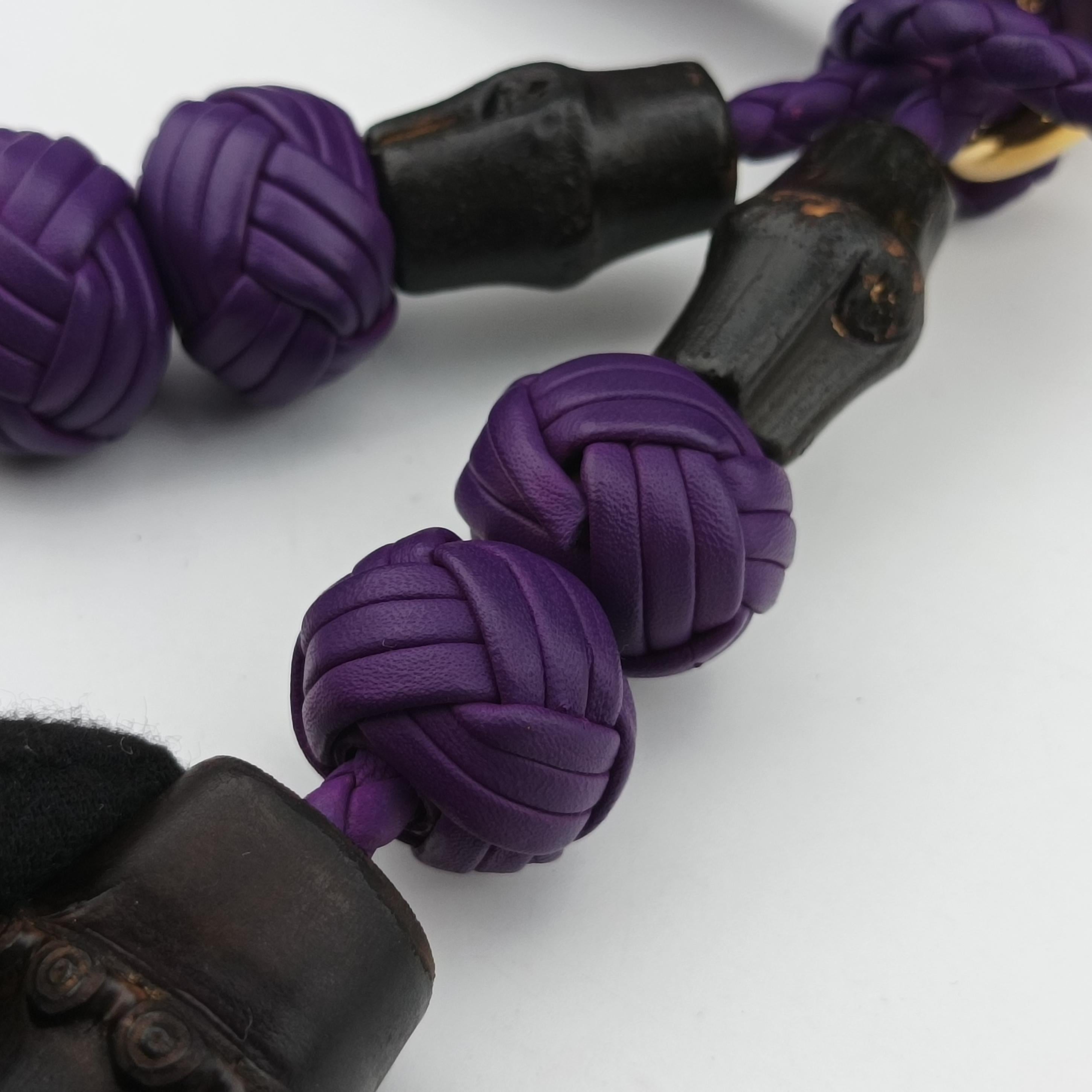 Snaffle Bit Purple Leather 263956 D9104391スナッフルビット パープル レザー 263956 D9104391