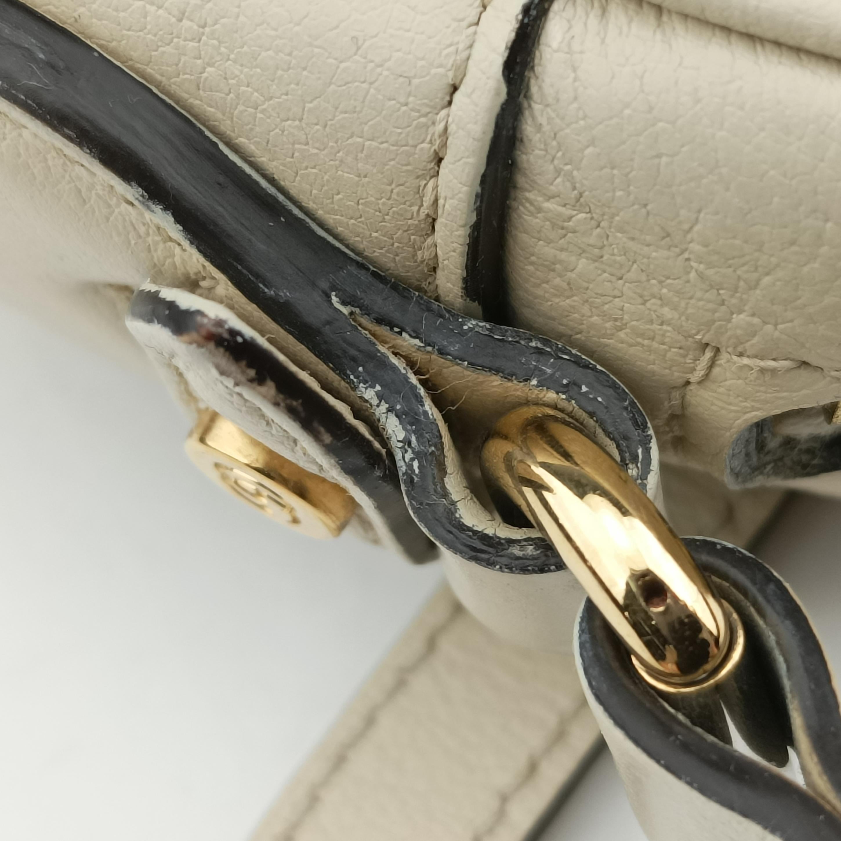 GG Star White Leather 675776 I036965695GGスター ホワイト レザー 675776 I036965695