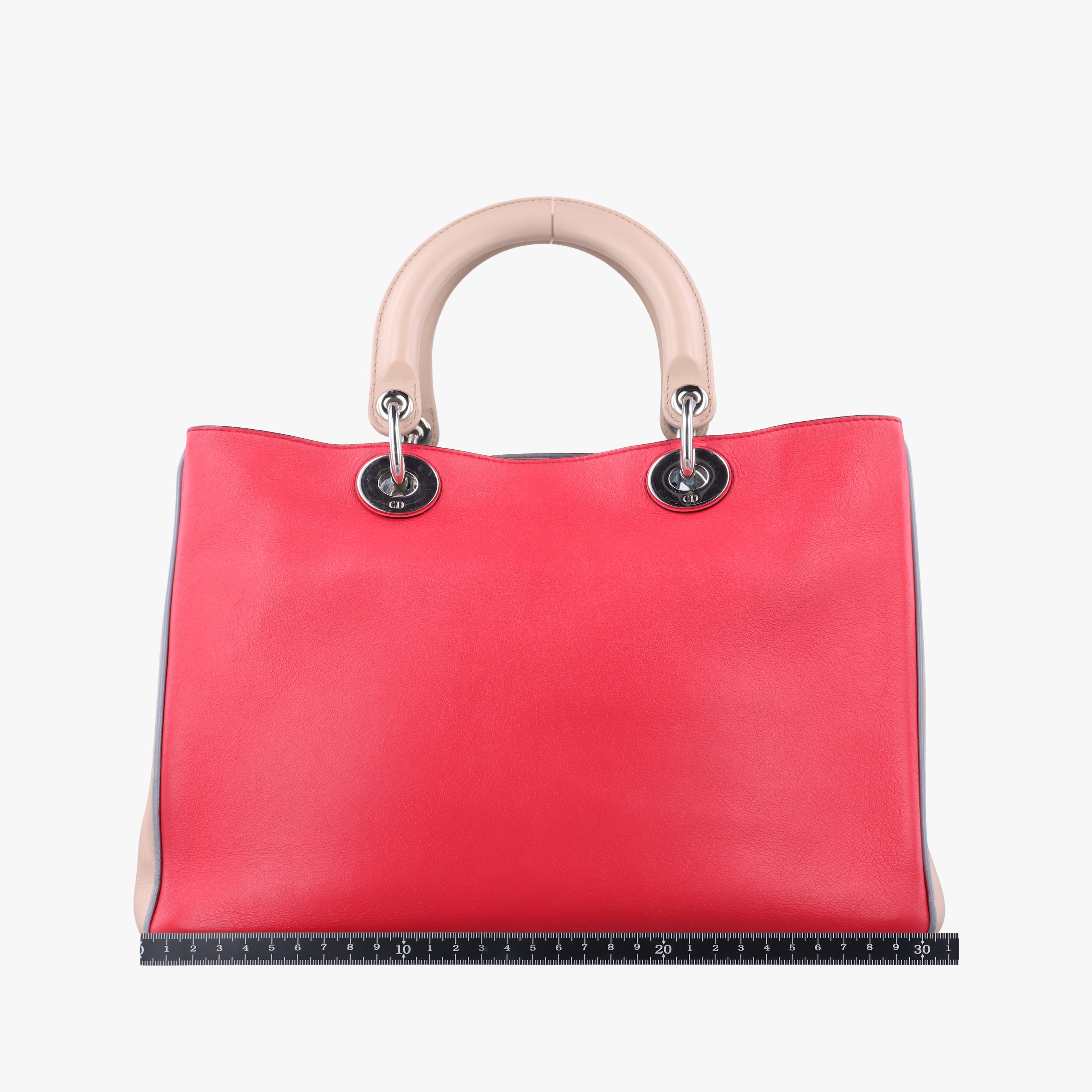 Diorissimo Pink x Beige x Light Blue Leather 09-MA-0134ディオリッシモ ピンク×ベージュ×ライトブルー レザー 09-MA-0134