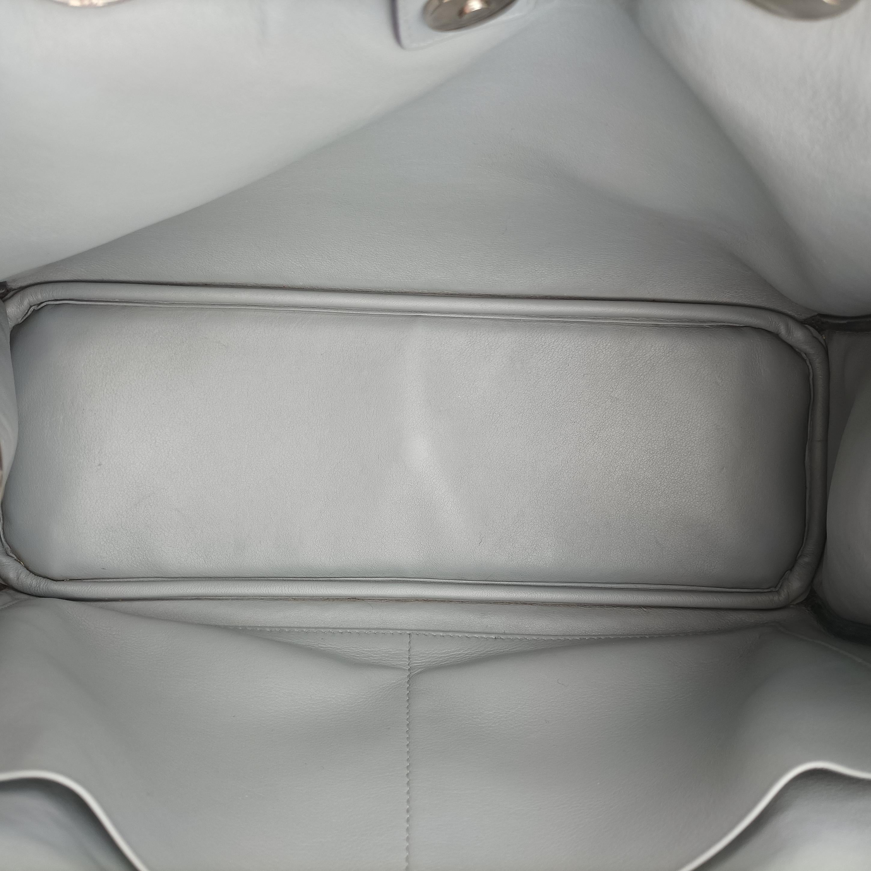 Diorissimo Pink x Beige x Light Blue Leather 09-MA-0134ディオリッシモ ピンク×ベージュ×ライトブルー レザー 09-MA-0134