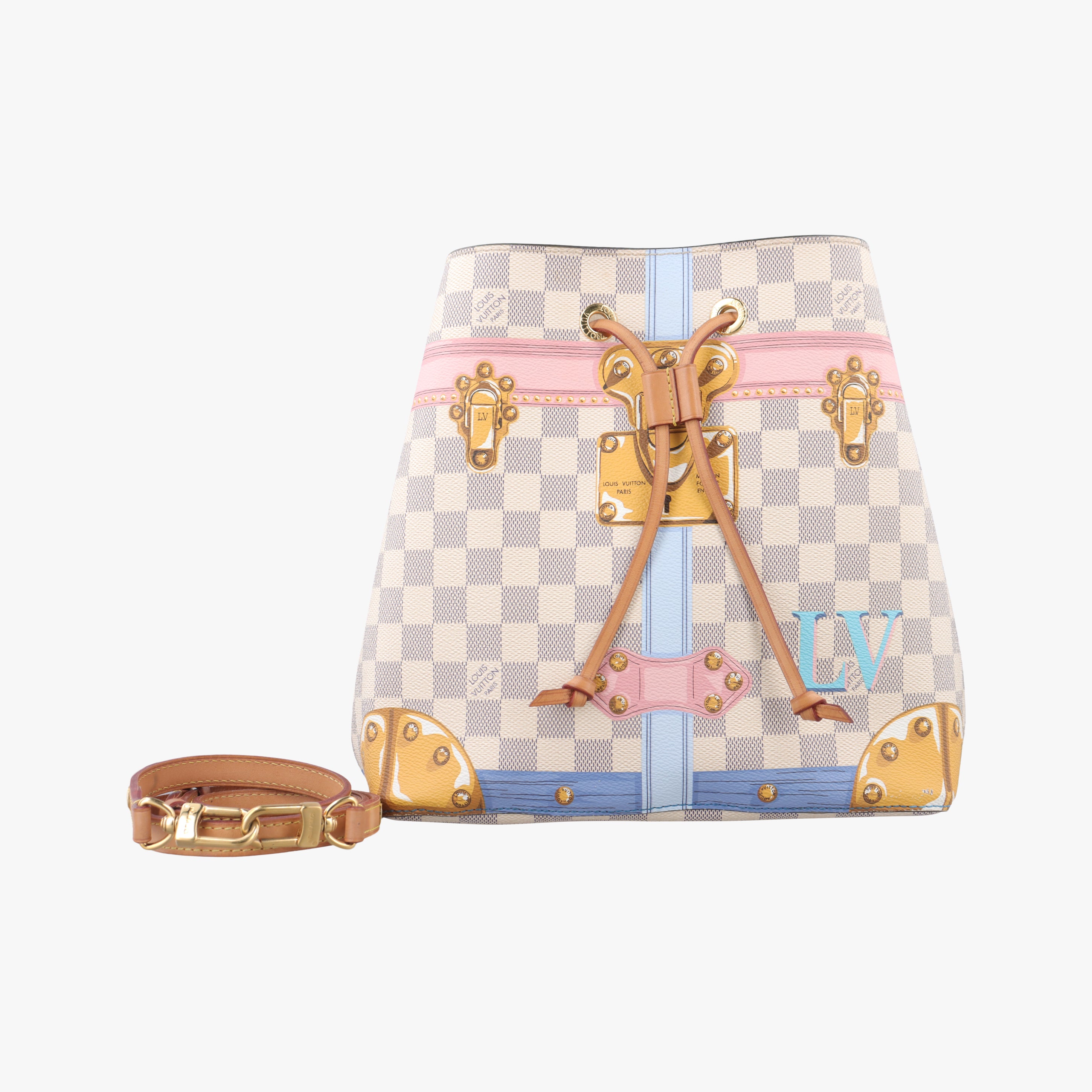 NeoNoeSummer Trunk Azur×multi Damier Canvas N41066 SP0198ネオノエ サマートランク アズール×マルチ ダミエキャンバス N41066 SP0198