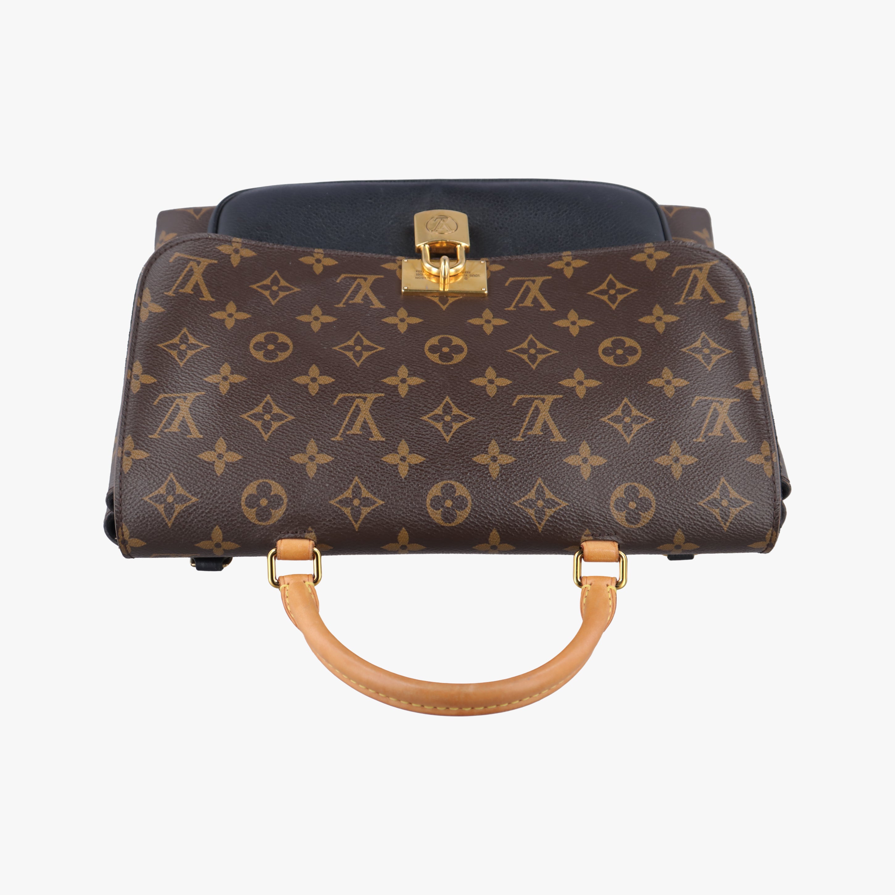 MARIGNAN brown×black Monogram Canvas×calf leather M44259 FL2128マリニャン モノグラム/ブラウン系×ブラック モノグラムキャンバス×カーフレザー M44259 FL2128