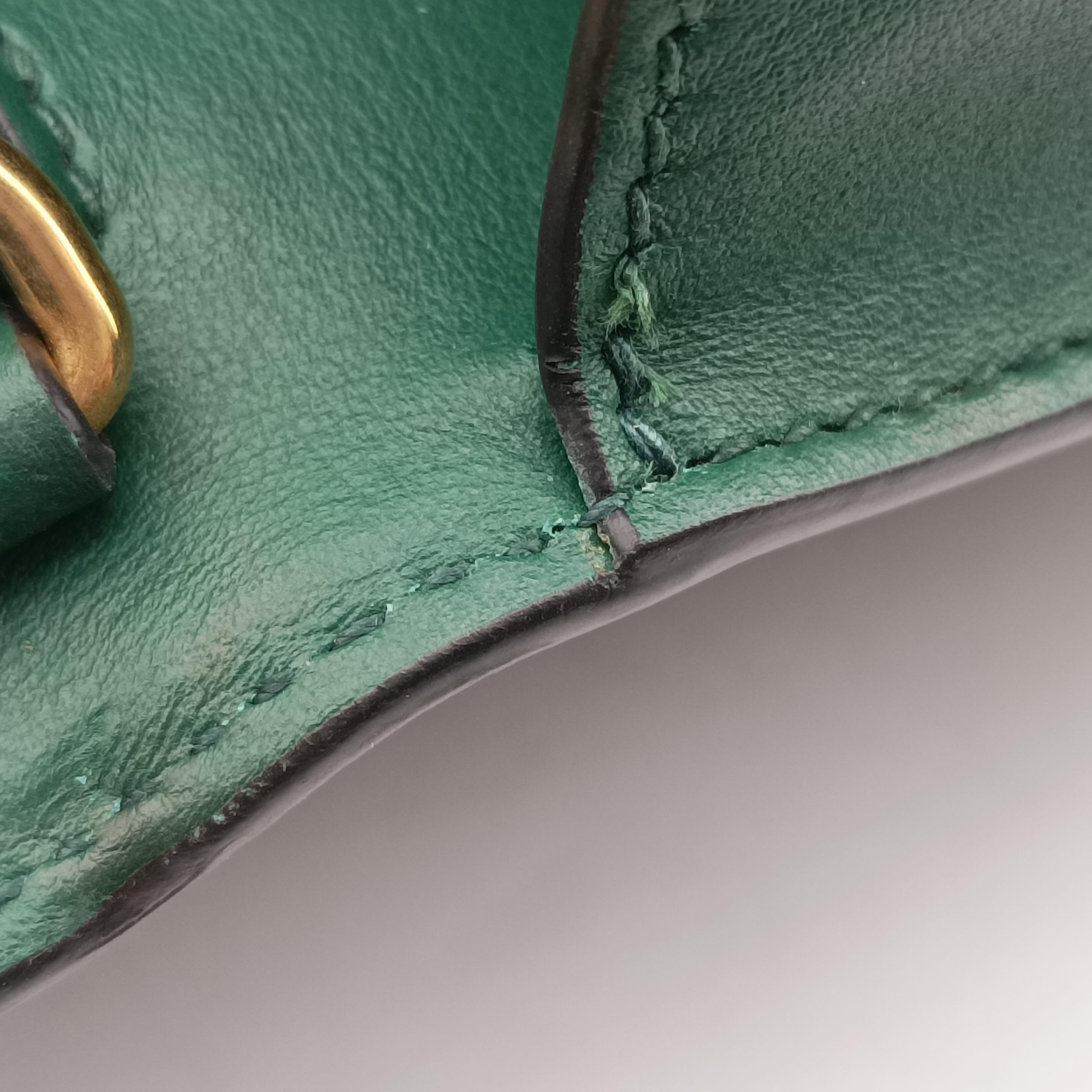 Cahier Green×Black leather 256カイエ グリーン×ブラック レザー 256