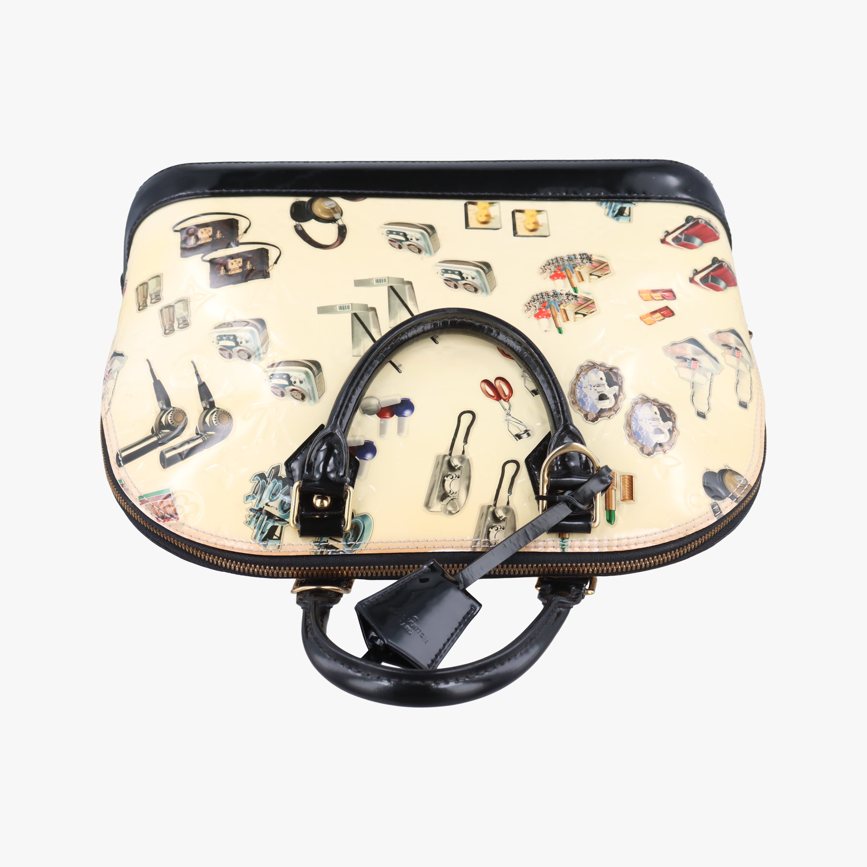 Alma PM Sticker Collection Ivory x black x multicolor Vernis M50466 SN1145アルマPM ステッカー アイボリー×ブラック×マルチカラー ヴェルニ M50466 SN1145