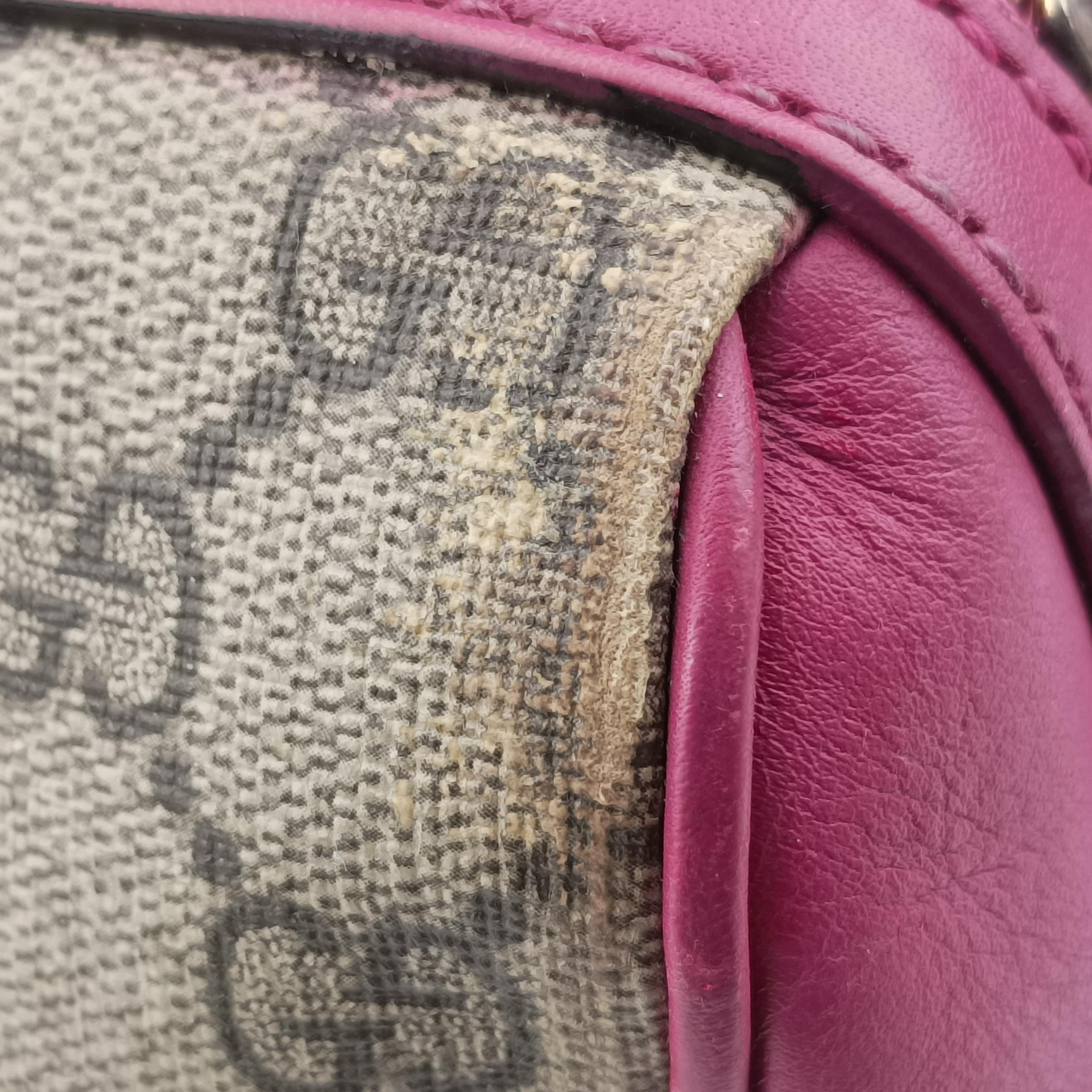 GG SUPREME beige×red×pink PVC coated canvas x leather 409529 I019476972GGスプリーム ベージュ×レッド×ピンク PVCコーティングキャンバス×レザー 409529 I019476972