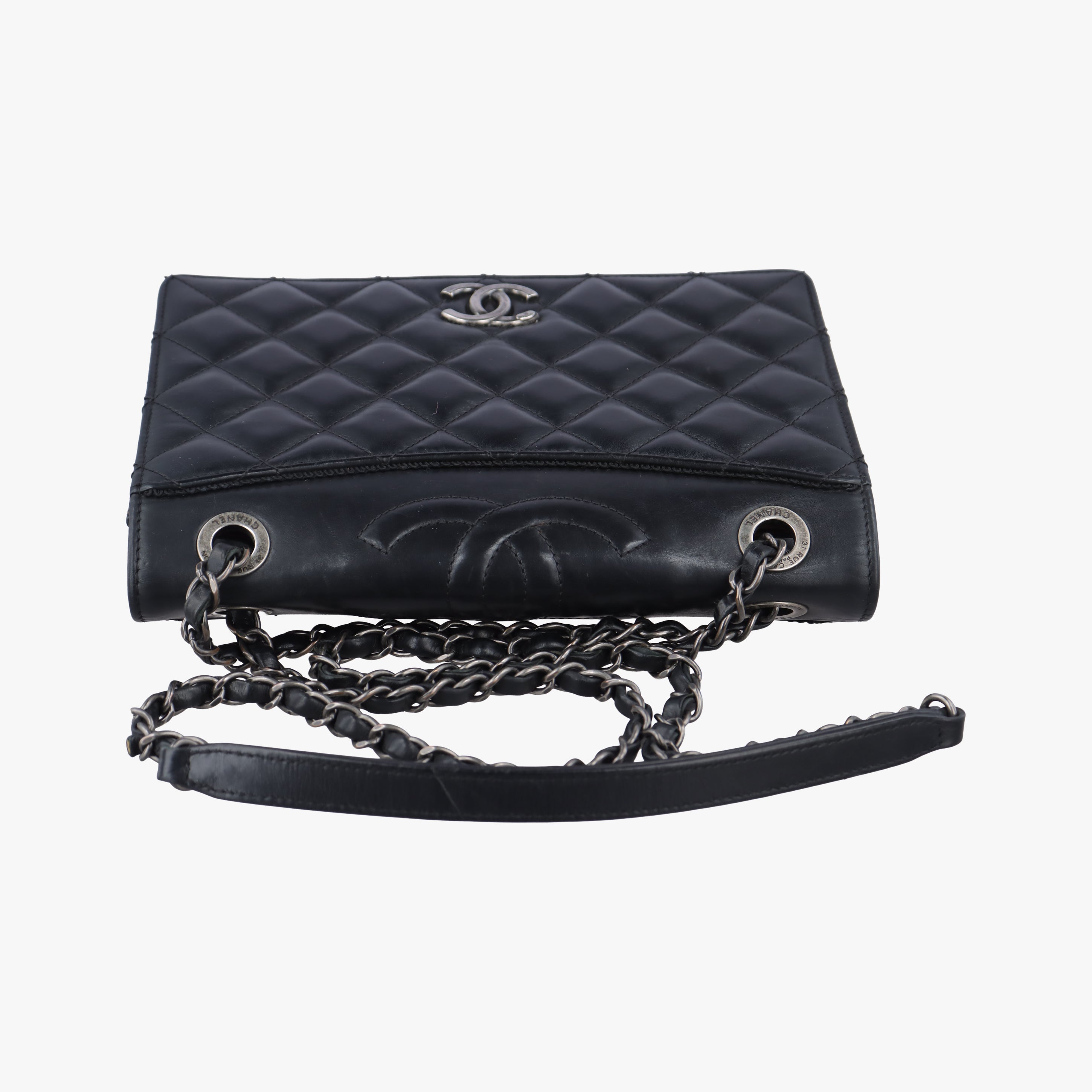 Matelasse coco mark Black Leather A93012 21425294マトラッセ ココマーク ブラック レザー A93012 21425294