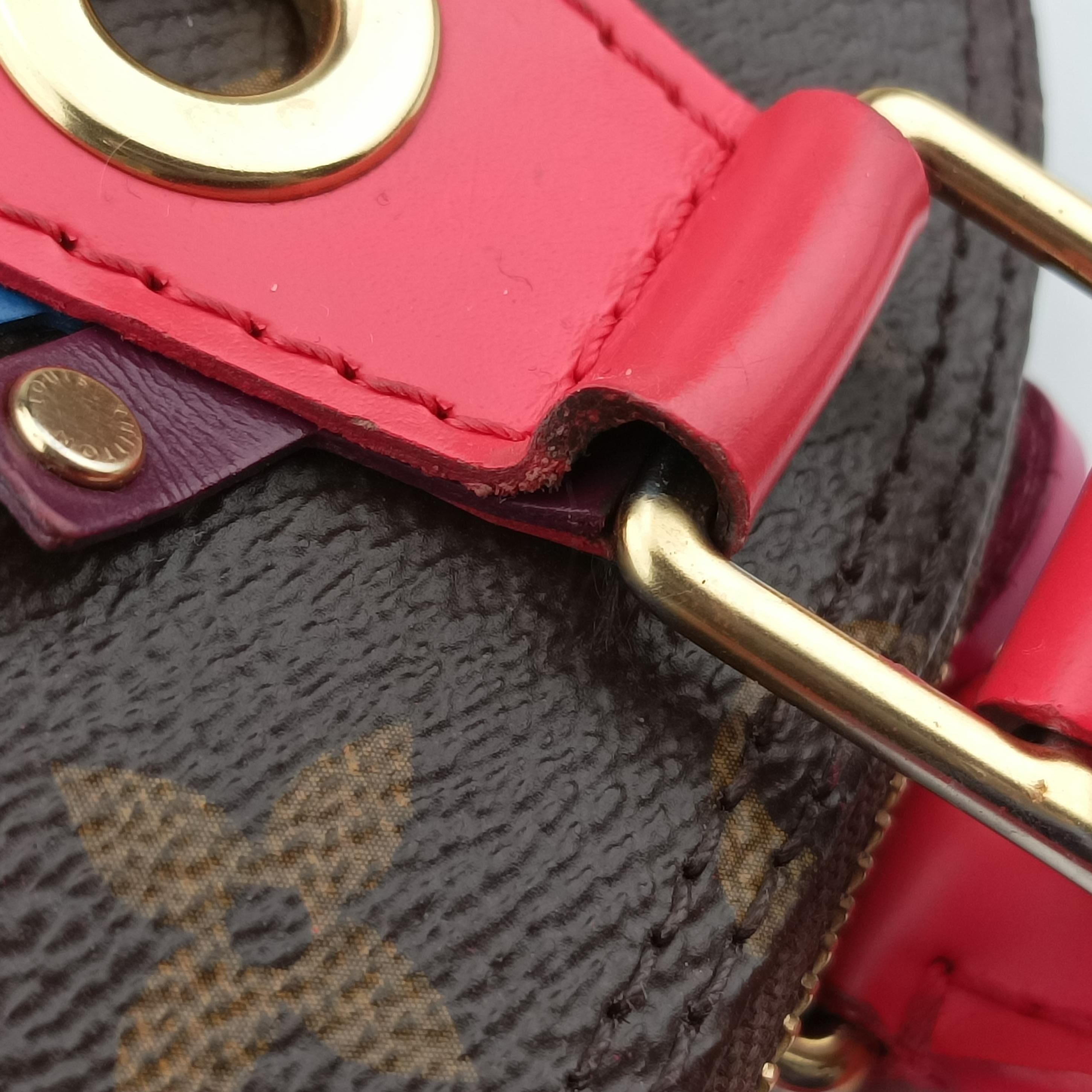 Alma BB brown×Flamingo Monogram Totem×calf leather M41659 SN3155アルマBB モノグラム/ブラウン系×フラミンゴ モノグラム トーテム×カーフレザー M41659 SN3155