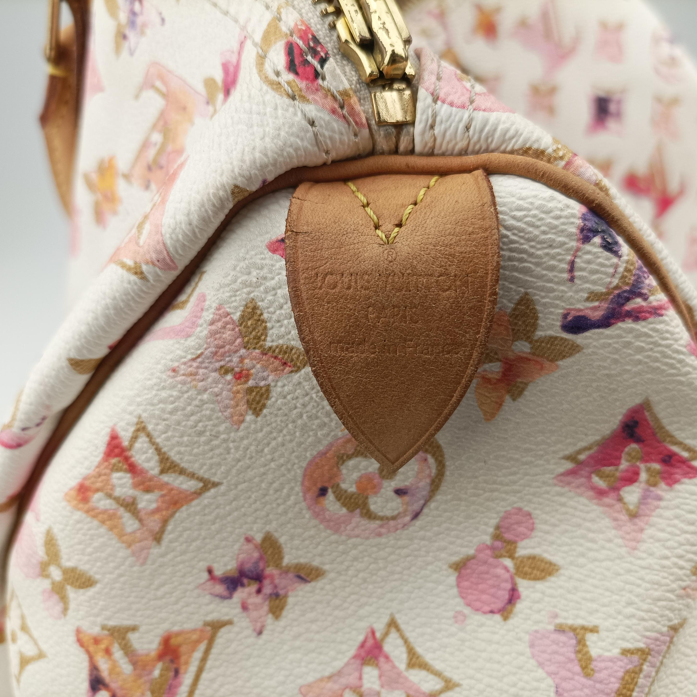 Speedy 30 white×Multicolor Monogram Water Color M95751 SP1018スピーディ30 ブロン×マルチカラー モノグラム ウォーターカラー M95751 SP1018