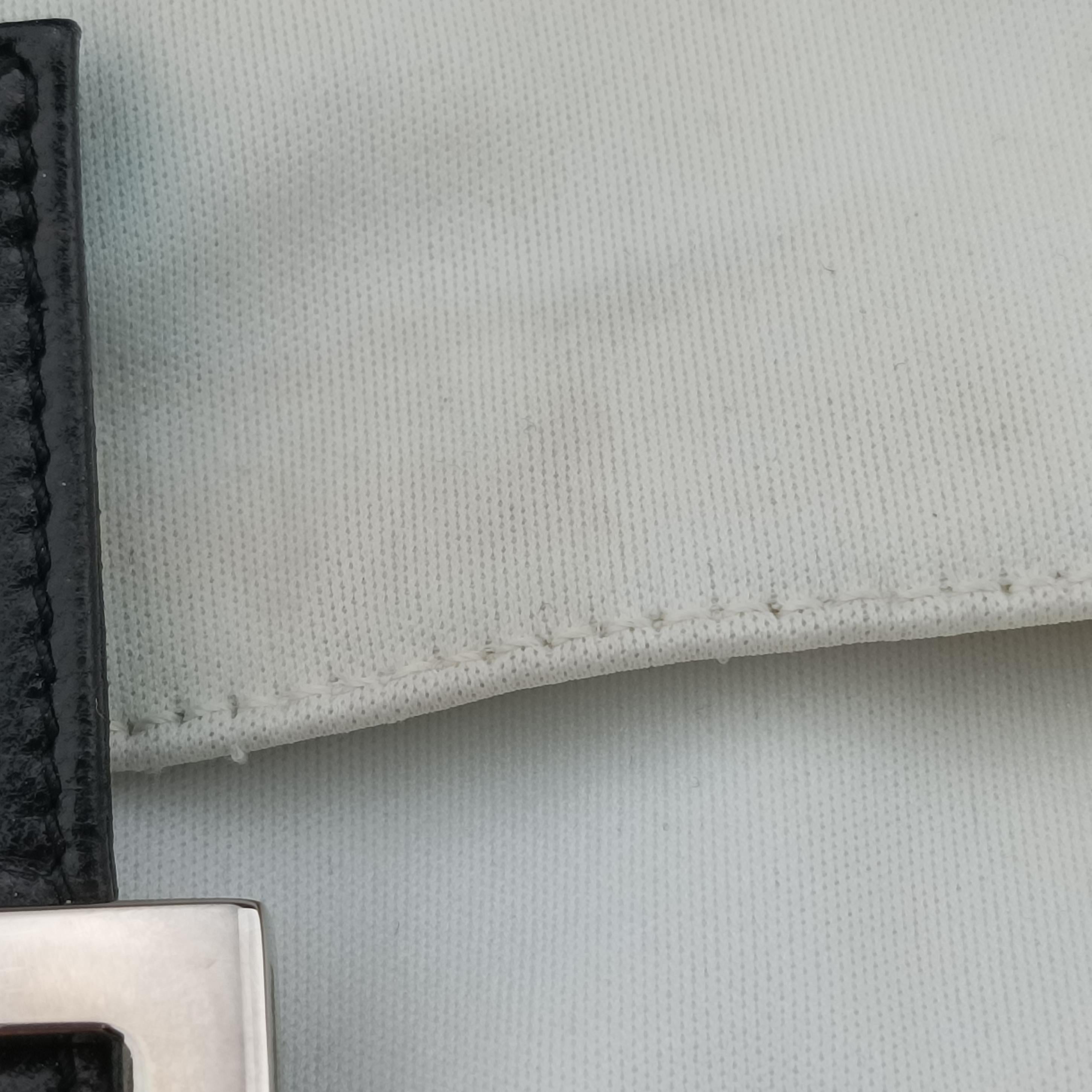 Baguette White silk 26424 Lot number unknownマンマバケット ホワイト シルク 26424 製番不明