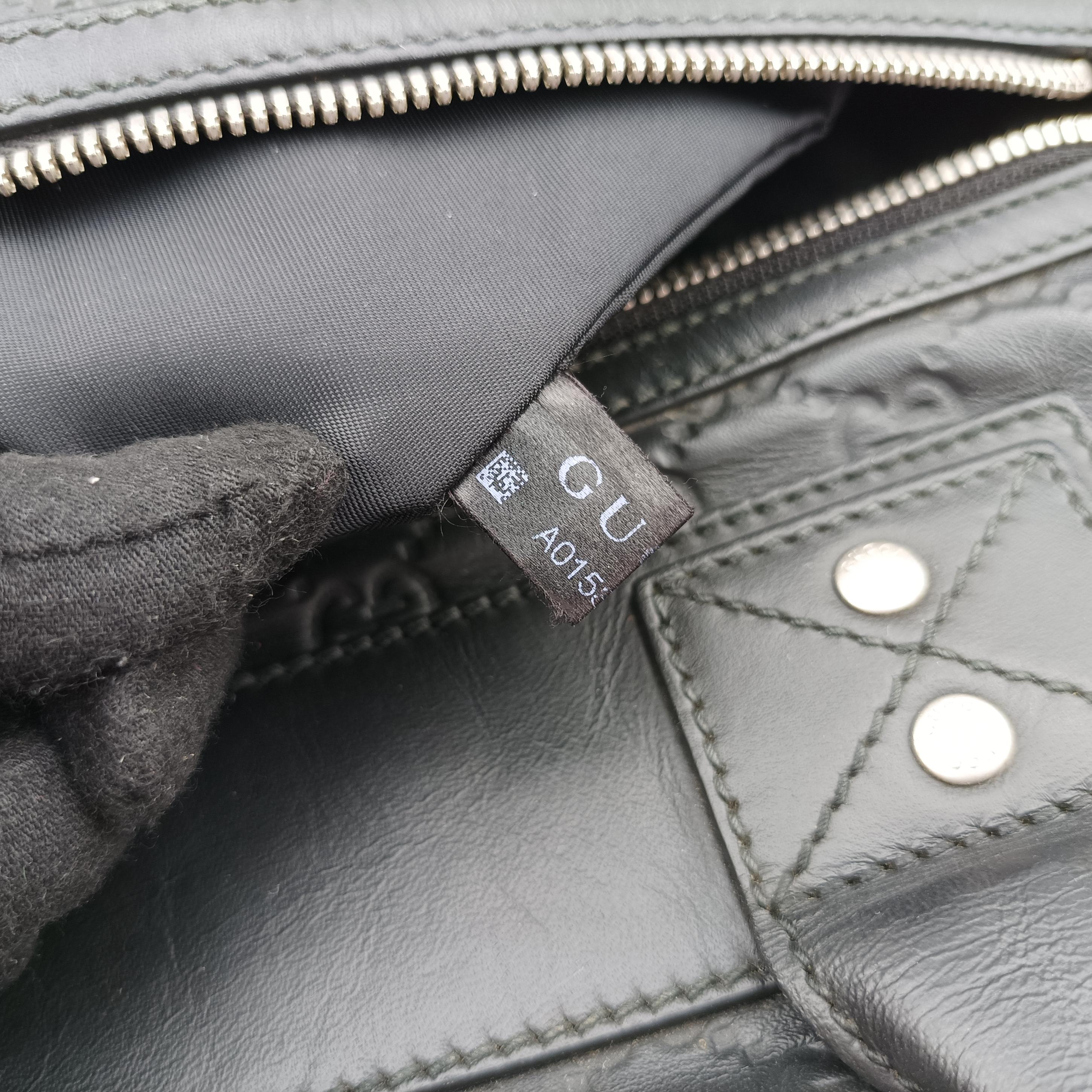 Guccissima Briefcase Business Black Leather 328937 A015867513グッチシマ ブリーフケース ビジネス ブラック レザー 328937 A015867513