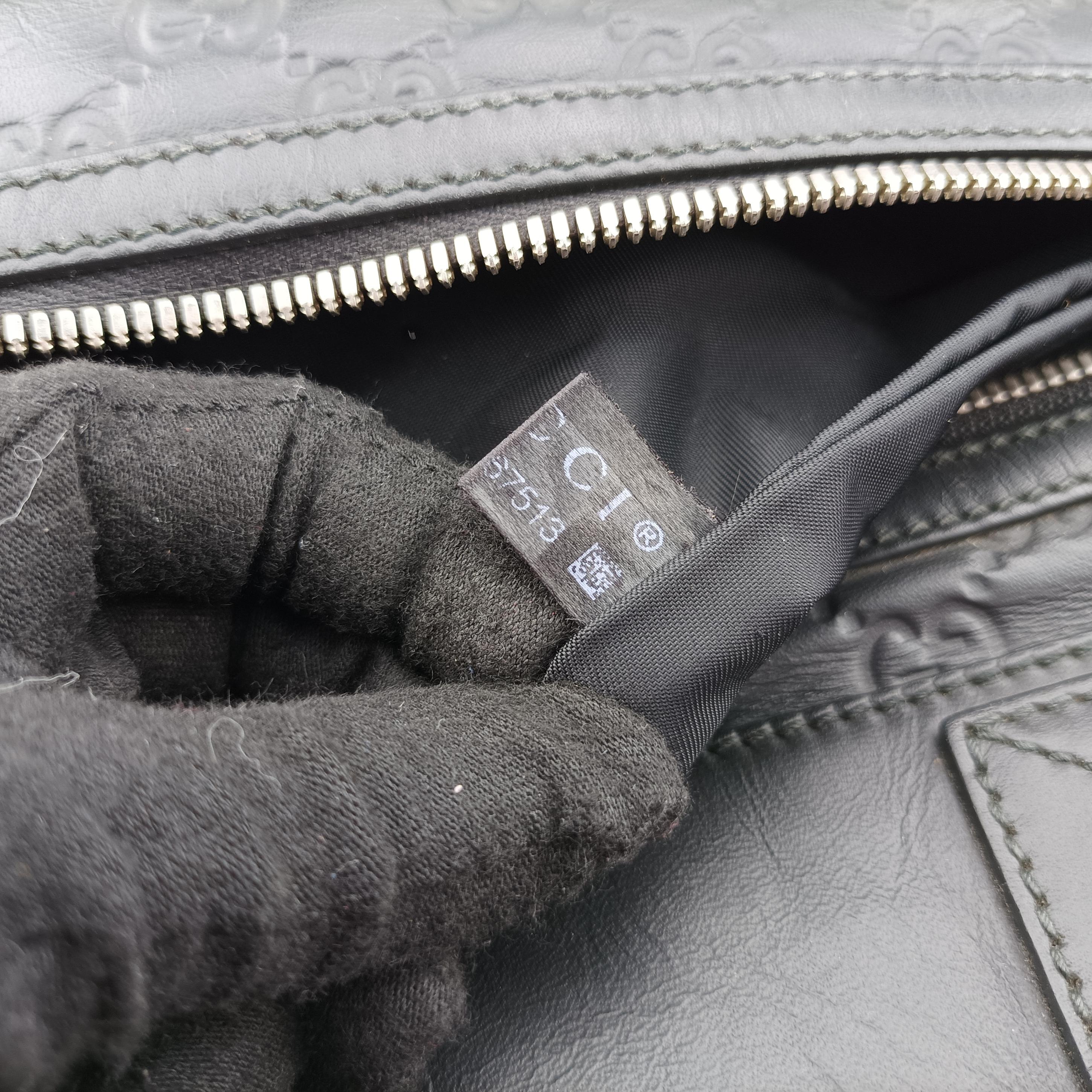 Guccissima Briefcase Business Black Leather 328937 A015867513グッチシマ ブリーフケース ビジネス ブラック レザー 328937 A015867513