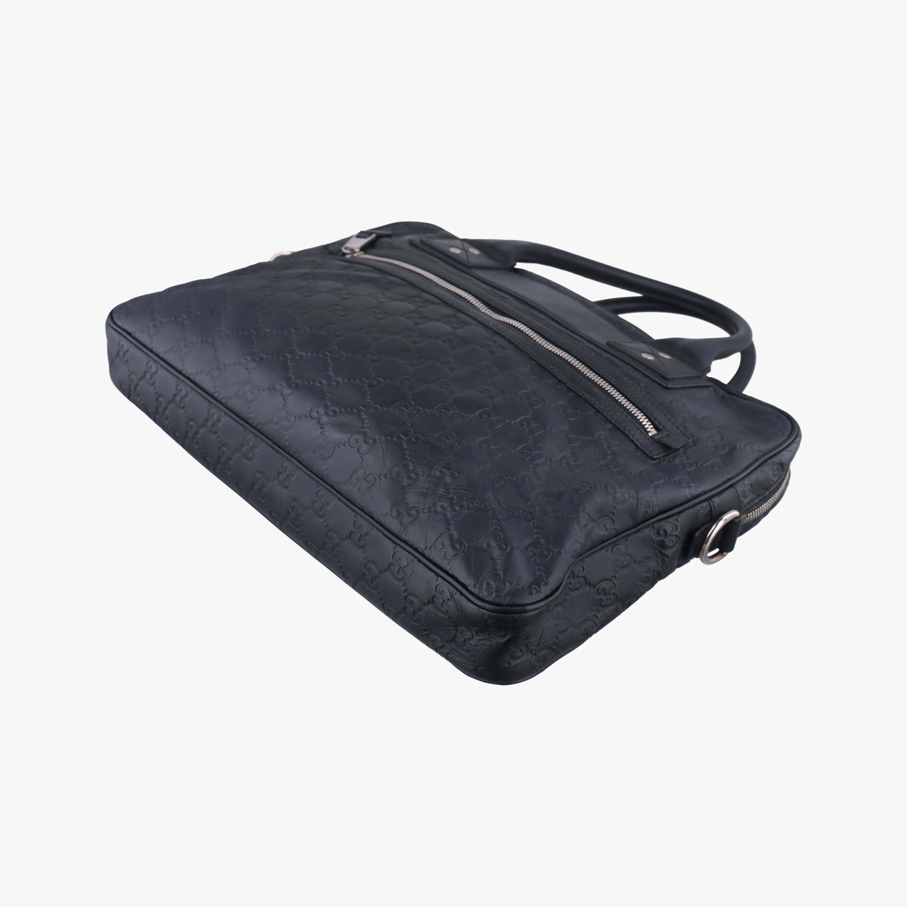 Guccissima Briefcase Business Black Leather 328937 A015867513グッチシマ ブリーフケース ビジネス ブラック レザー 328937 A015867513