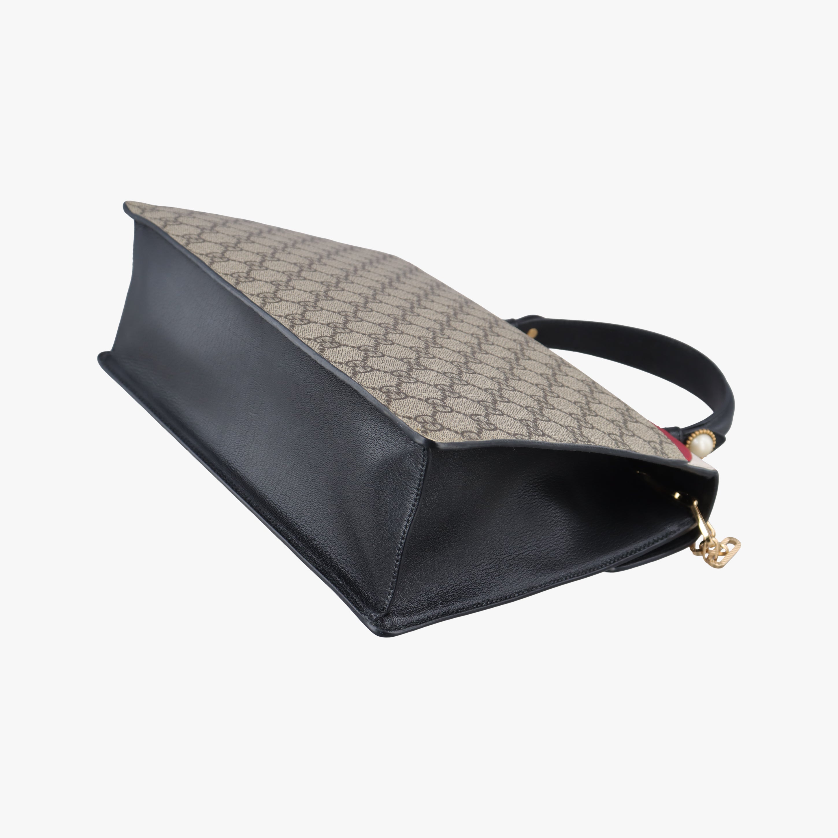 GG Supreme Fox Beige×Multicolour PVC coated canvas x leather 466432 I021570855GG スプリームフォックス ベージュ×マルチカラー PVCコーティングキャンバス×レザー 466432 I021570855