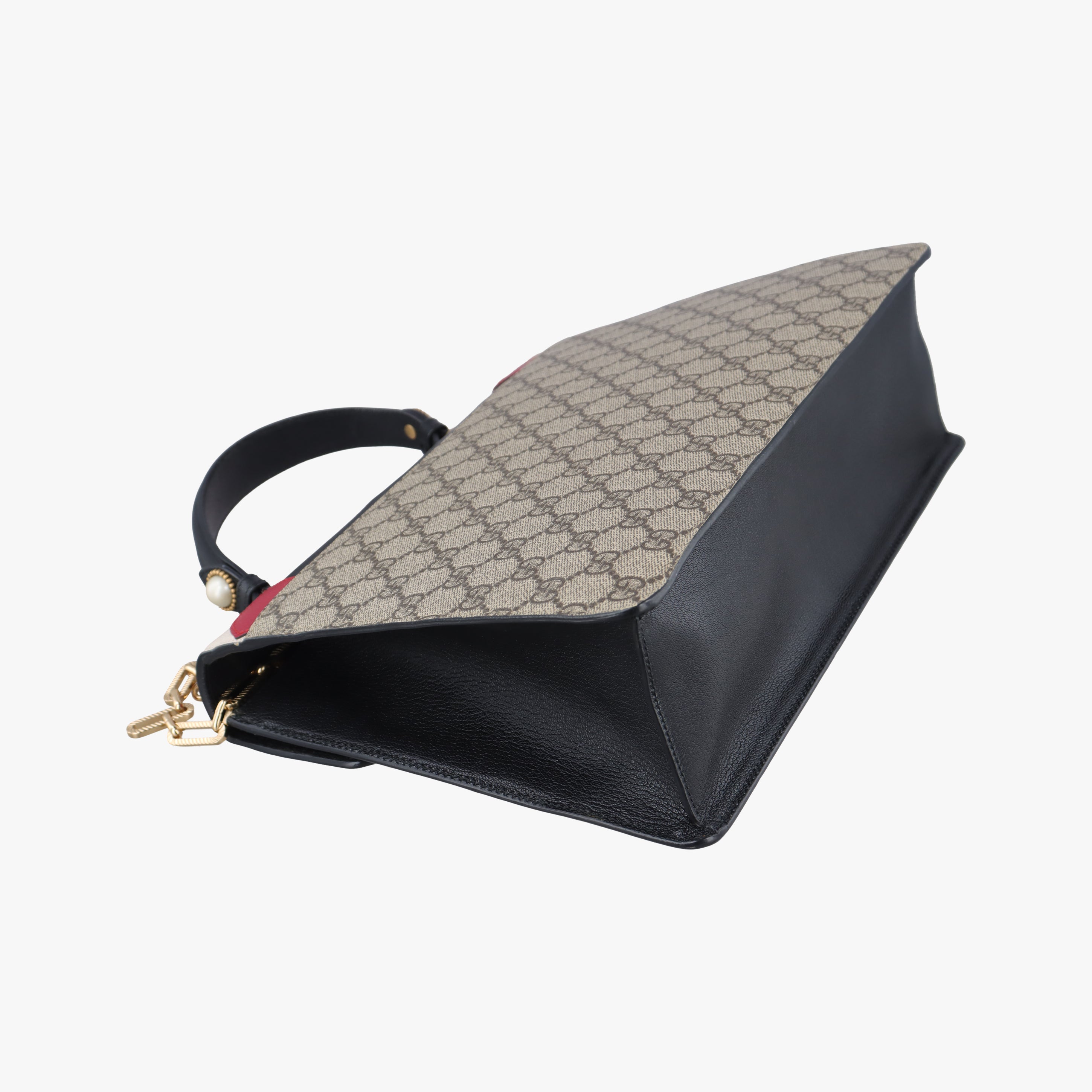 GG Supreme Fox Beige×Multicolour PVC coated canvas x leather 466432 I021570855GG スプリームフォックス ベージュ×マルチカラー PVCコーティングキャンバス×レザー 466432 I021570855