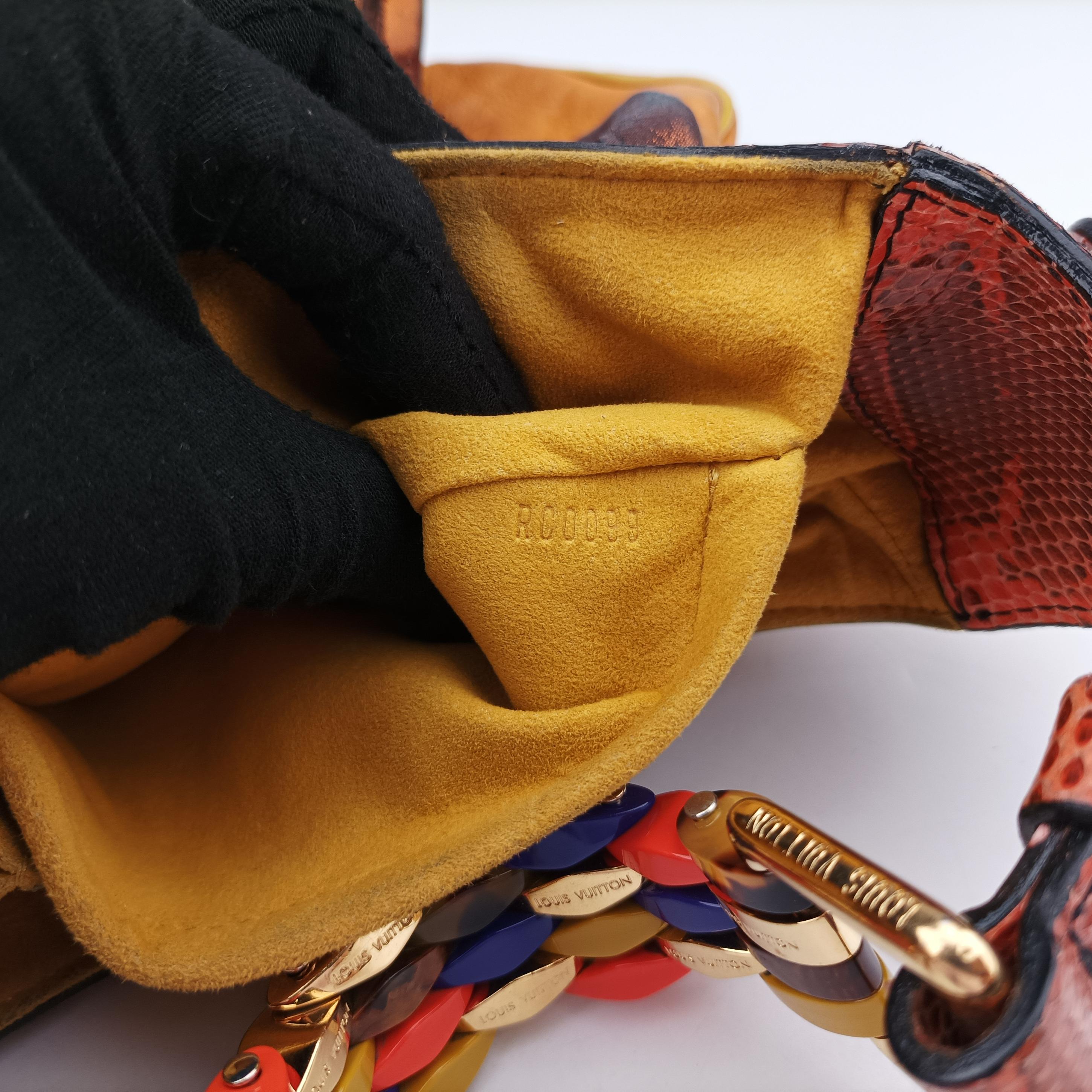 Kalahari PM JAUNE Monogram Exotic Leather x Python M97000 RC0088カラハリPM ジョーヌ モノグラム エキゾチック レザー ×パイソン M97000 RC0088