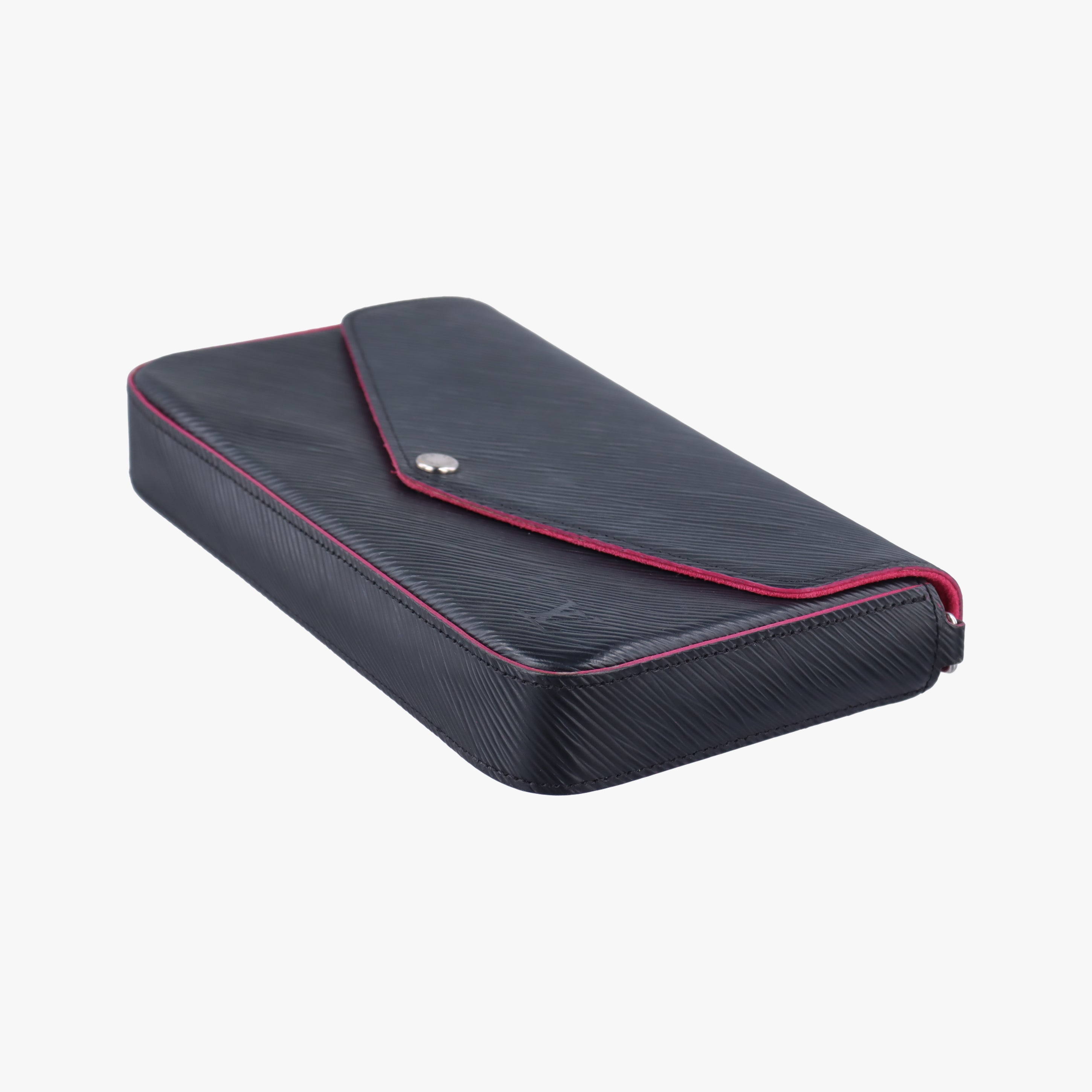 Pochette FéLICIE Noir×hot pink EPI M64579 TJ2187ポシェット フェリシー ノワール×ホットピンク エピ M64579 TJ2187