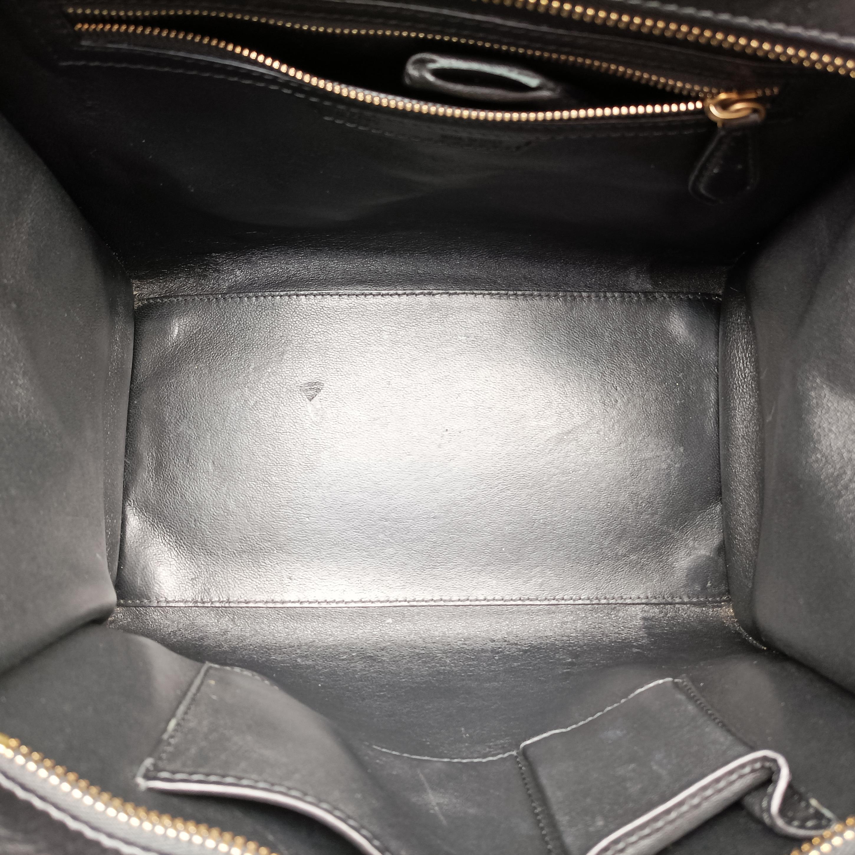 Luggage Mini Shopper Black x Green Leather×ponyhair S-GA-0183ラゲージミニショッパー ブラック×グリーン レザー×ハラコ S-GA-0183