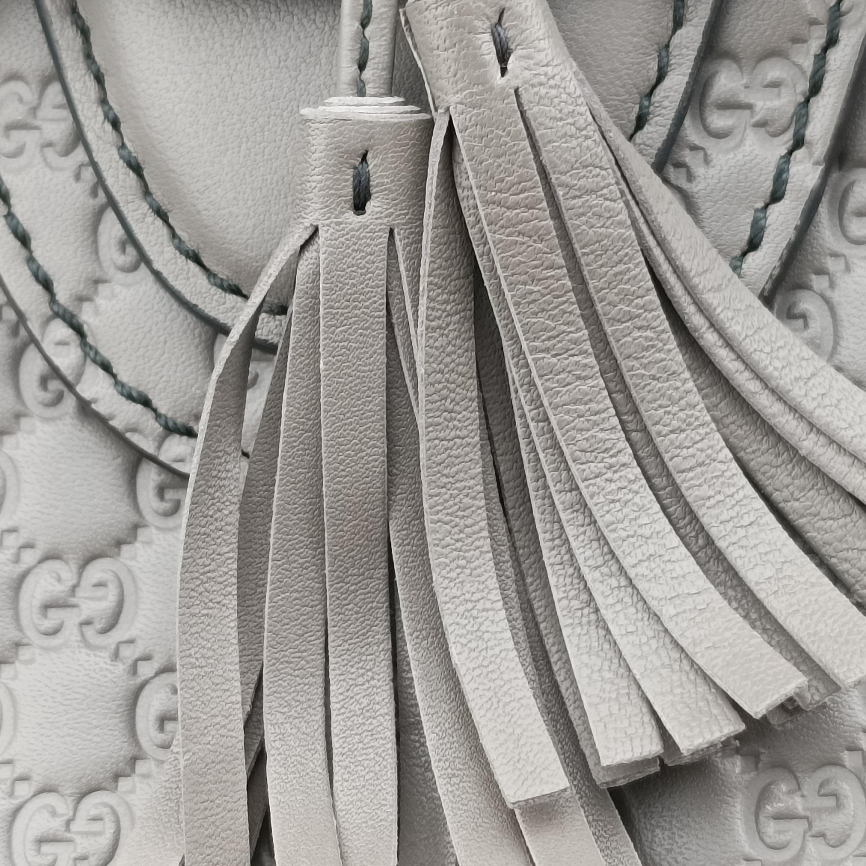 Emily Grey Leather 449635 H025836996エミリー グレー レザー 449635 H025836996