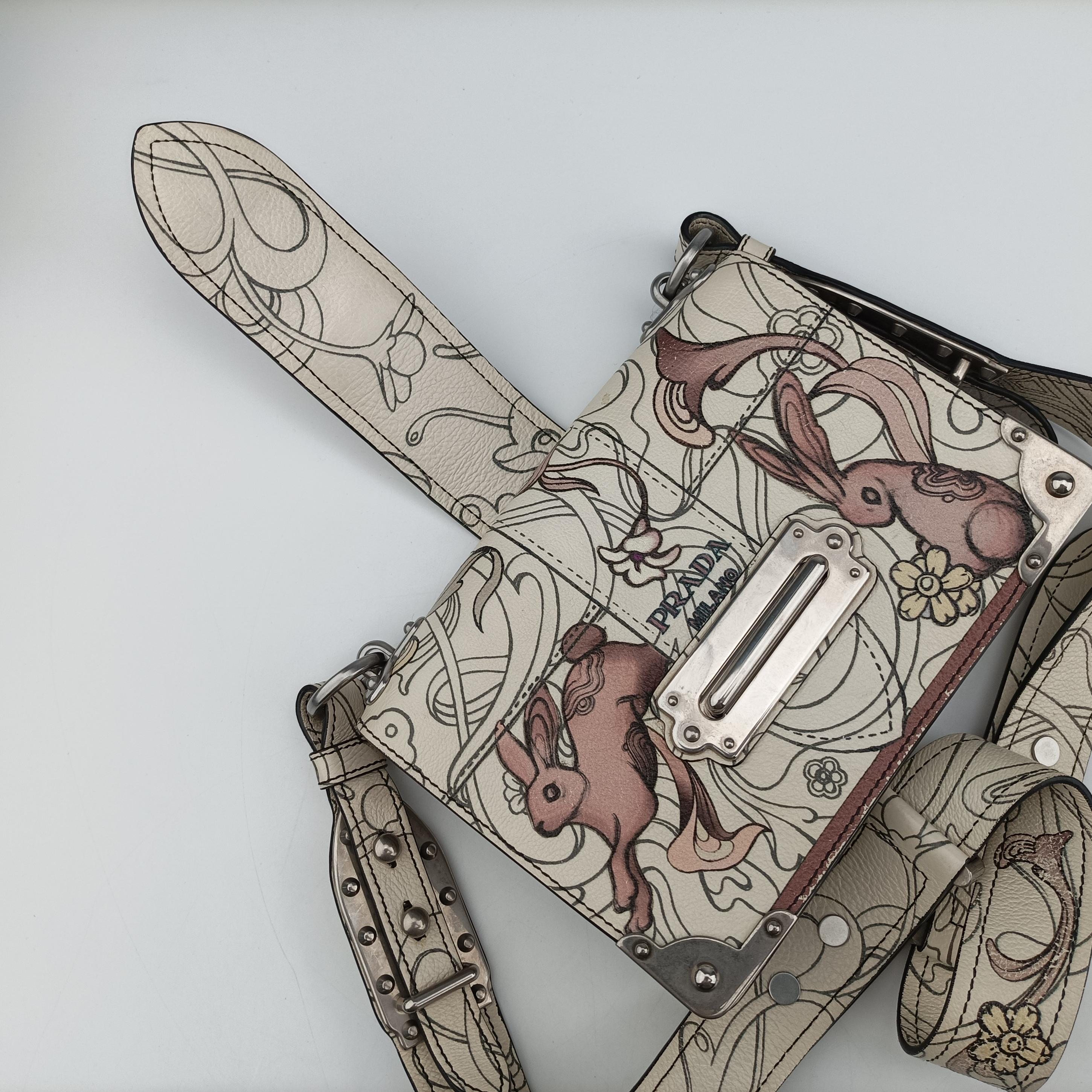 Rabbit print Multicolour Leather 25ラビットプリント マルチカラー レザー 25