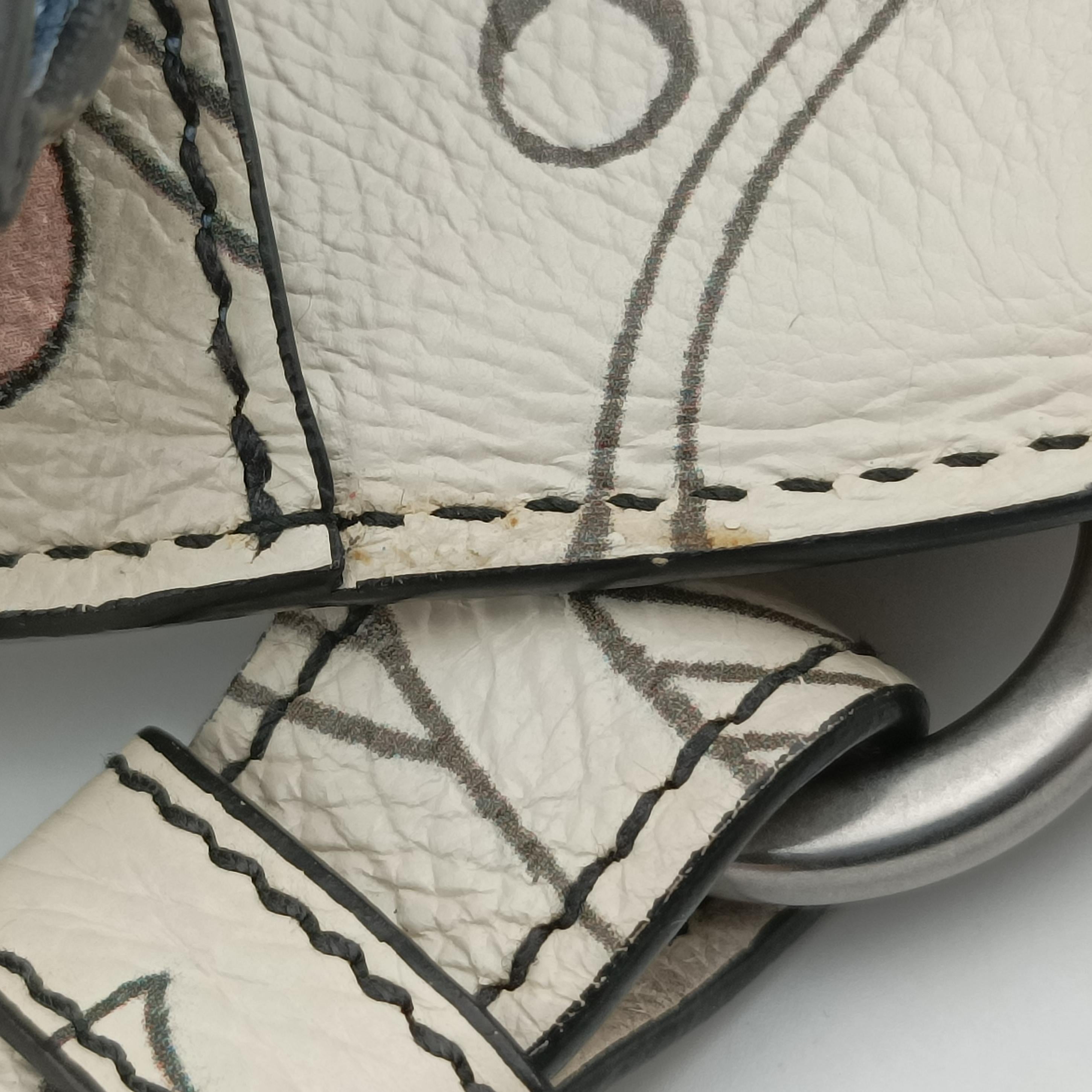 Rabbit print Multicolour Leather 25ラビットプリント マルチカラー レザー 25